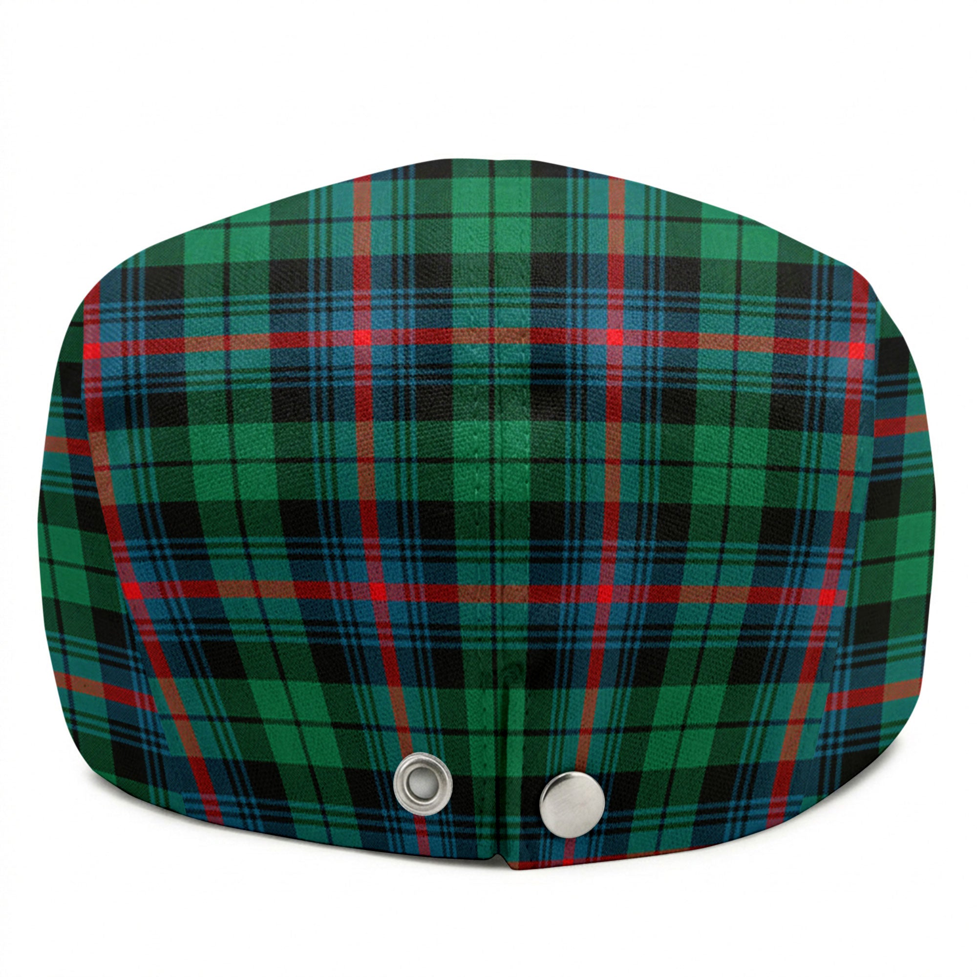 Urquhart Broad Red Ancient Tartan Flat Caps