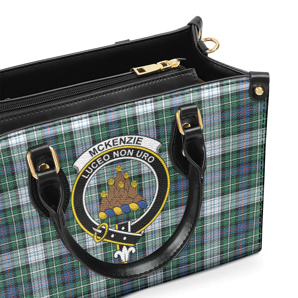 McKenzie Dress Ancient Tartan Crest Leather Handbag