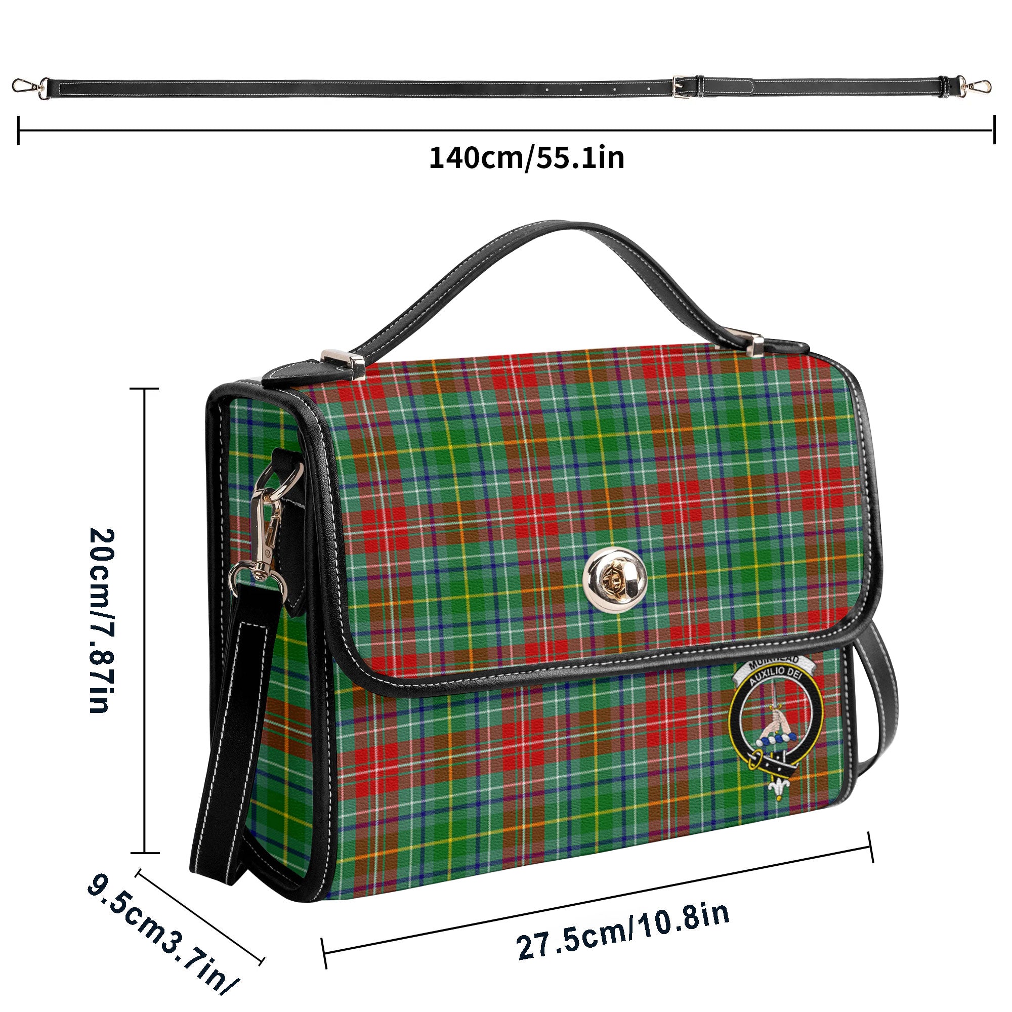 Muirhead Tartan Crest Satchel Bag