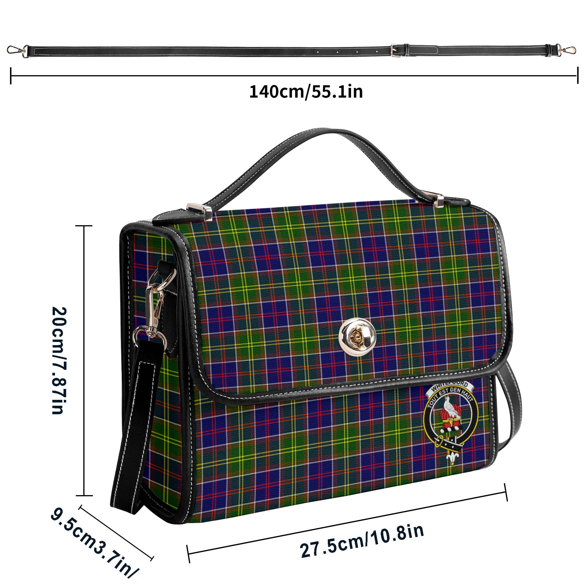 Whitefoord Tartan Crest Satchel Bag