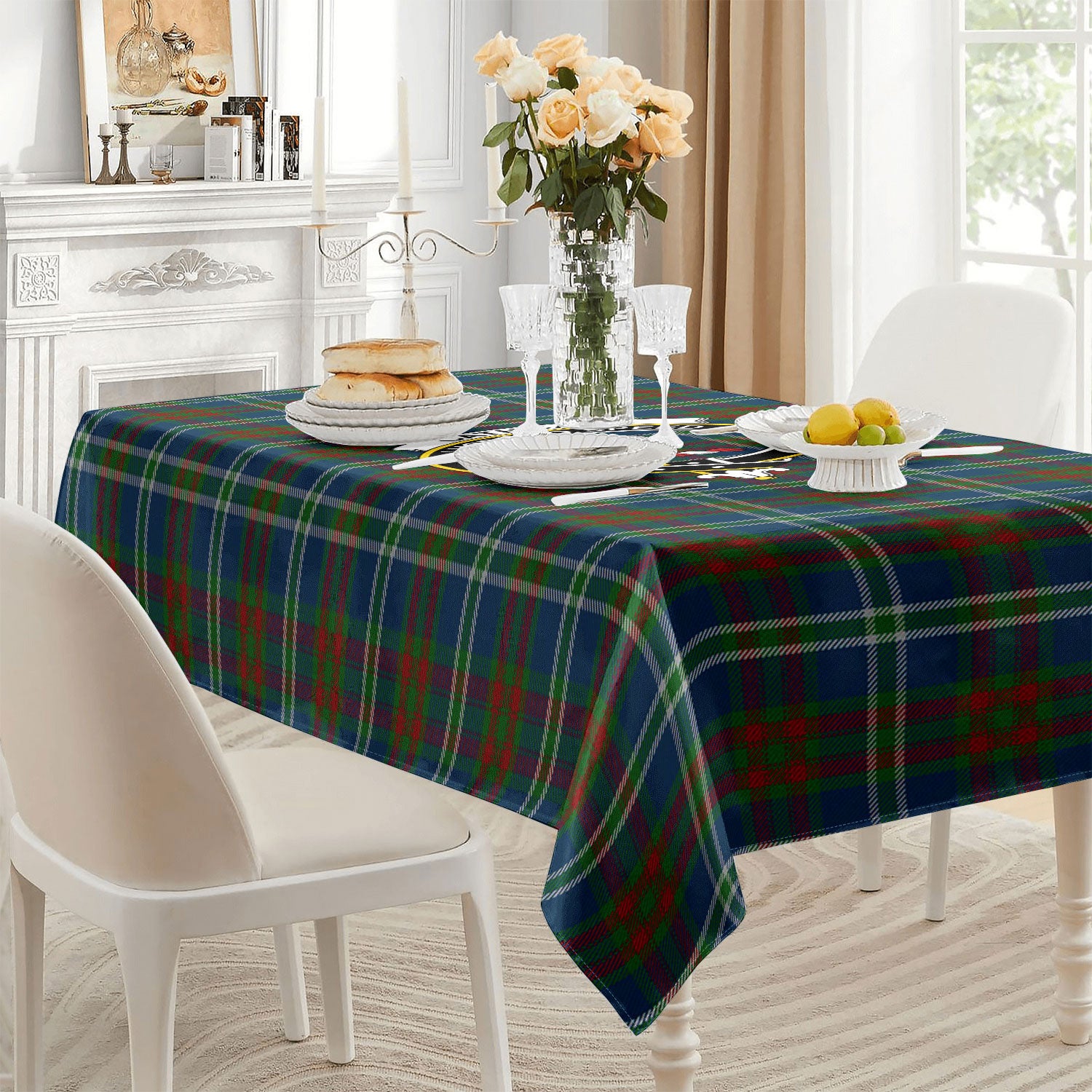 Cathcart Tartan Crest Tablecloth