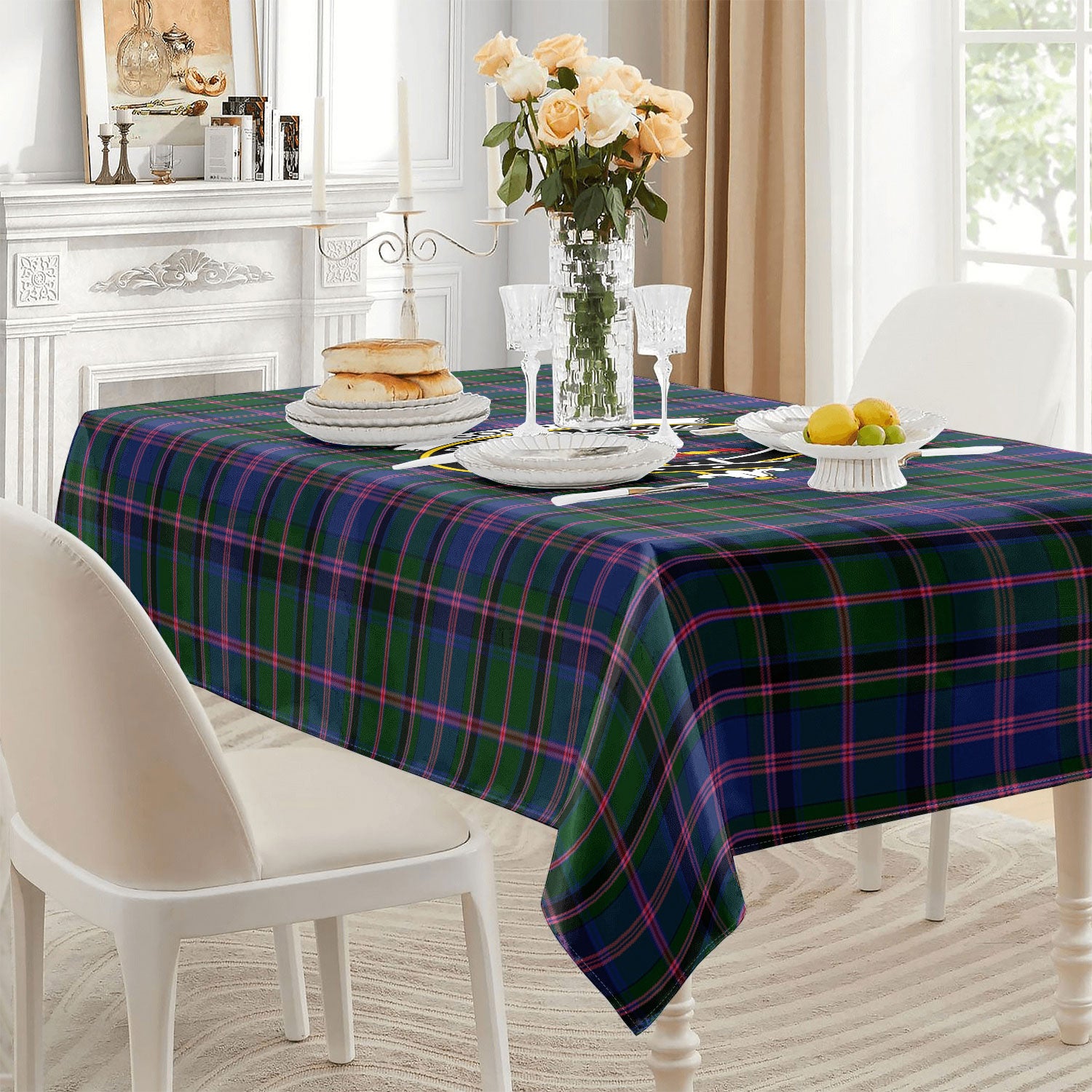 Cooper Tartan Crest Tablecloth