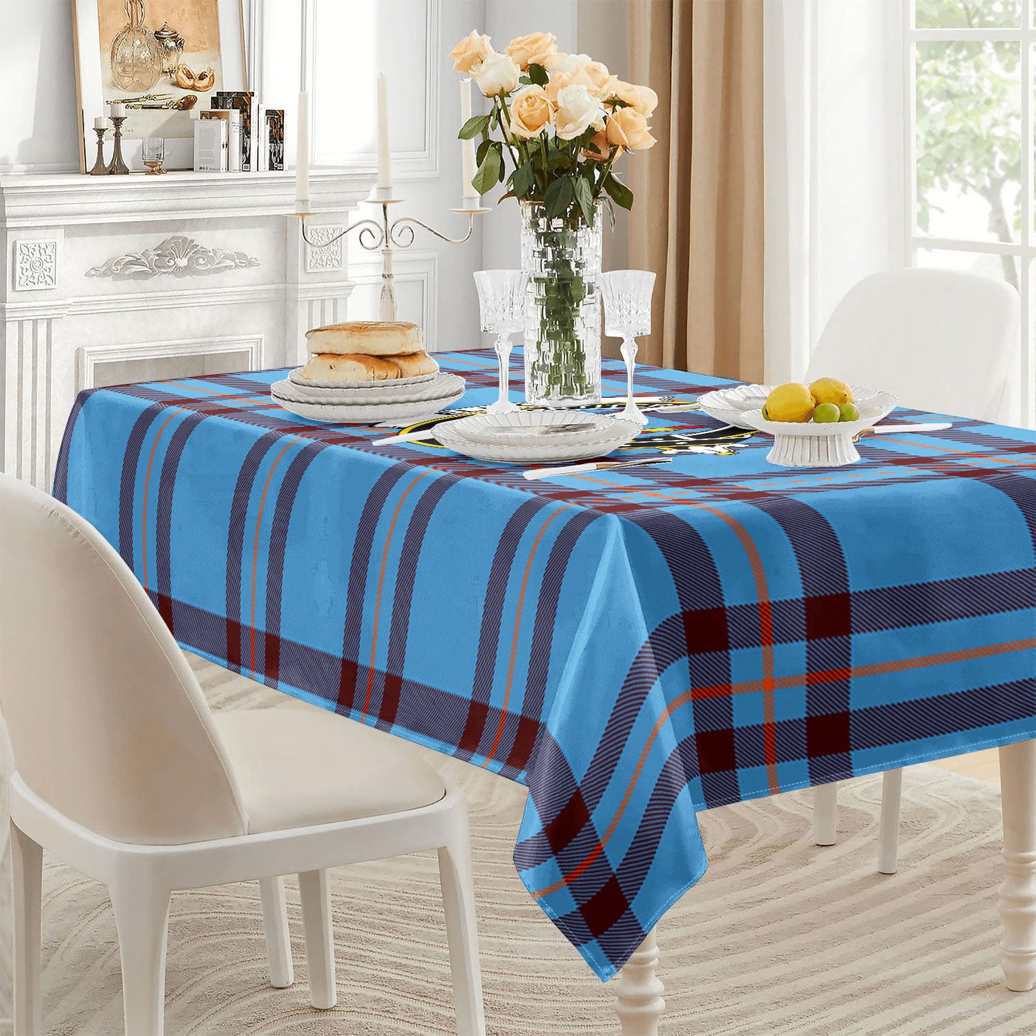 Elliot Ancient Tartan Crest Tablecloth