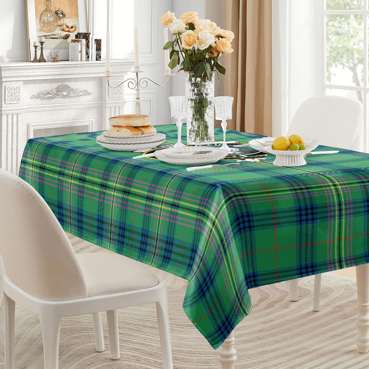 Kennedy Ancient Tartan Crest Tablecloth