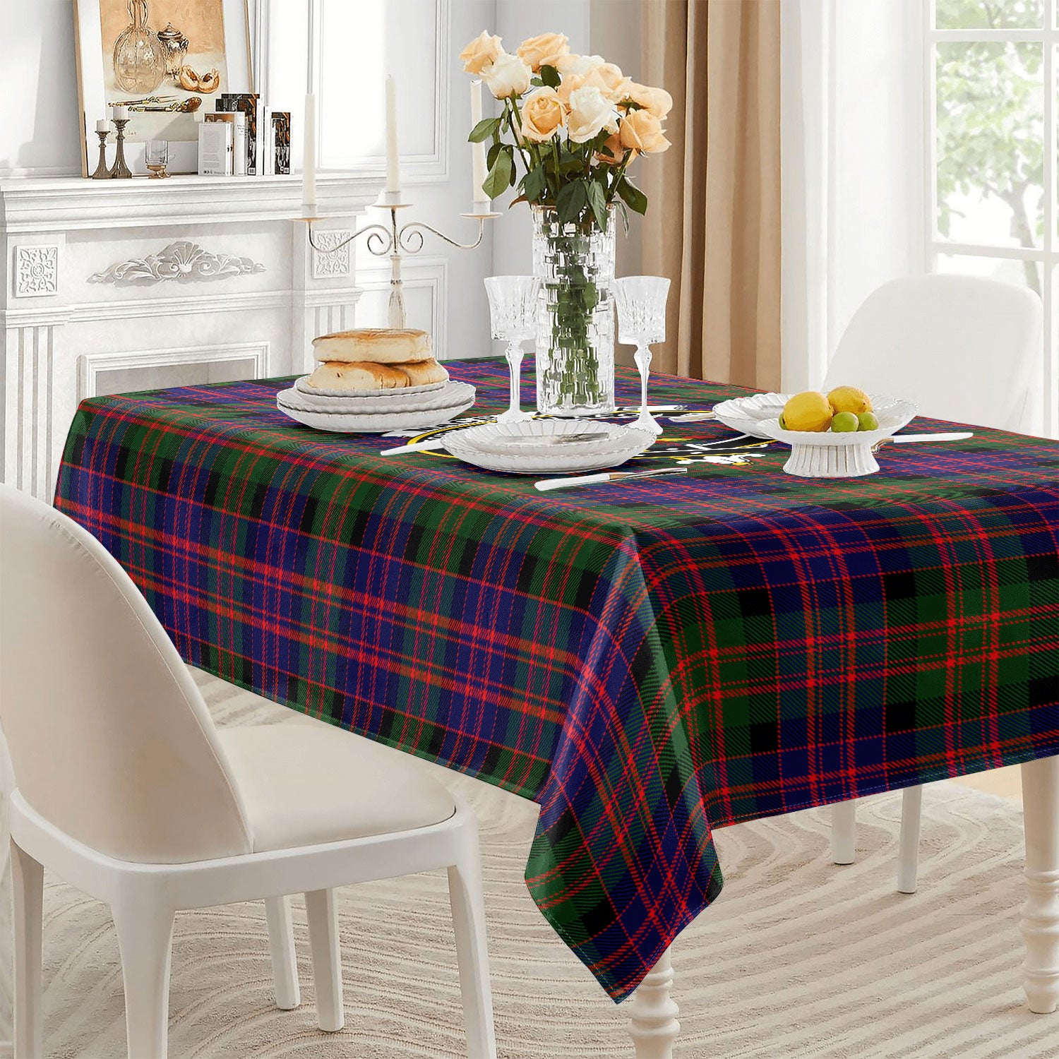 MacBrayne Tartan Crest Tablecloth