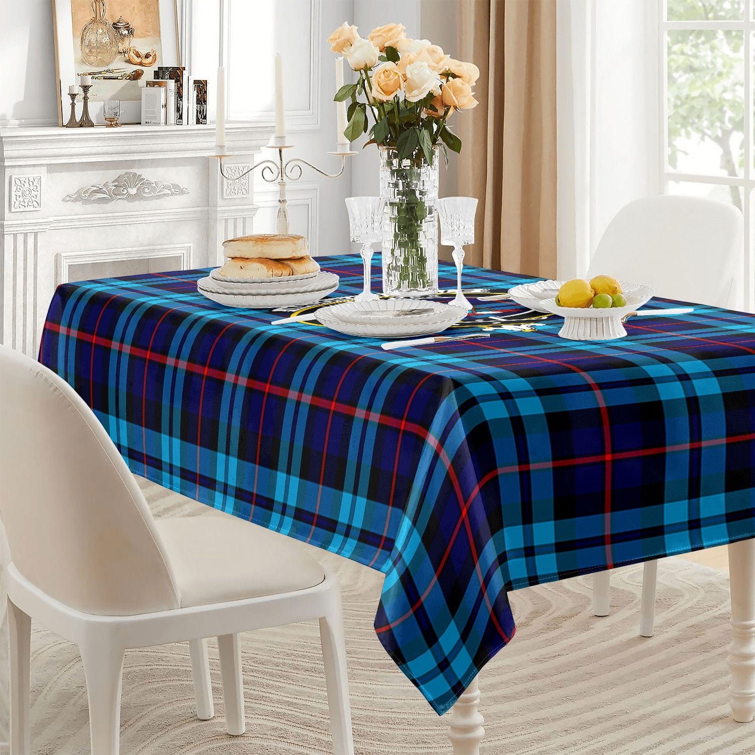 MacCorquodale Tartan Crest Tablecloth