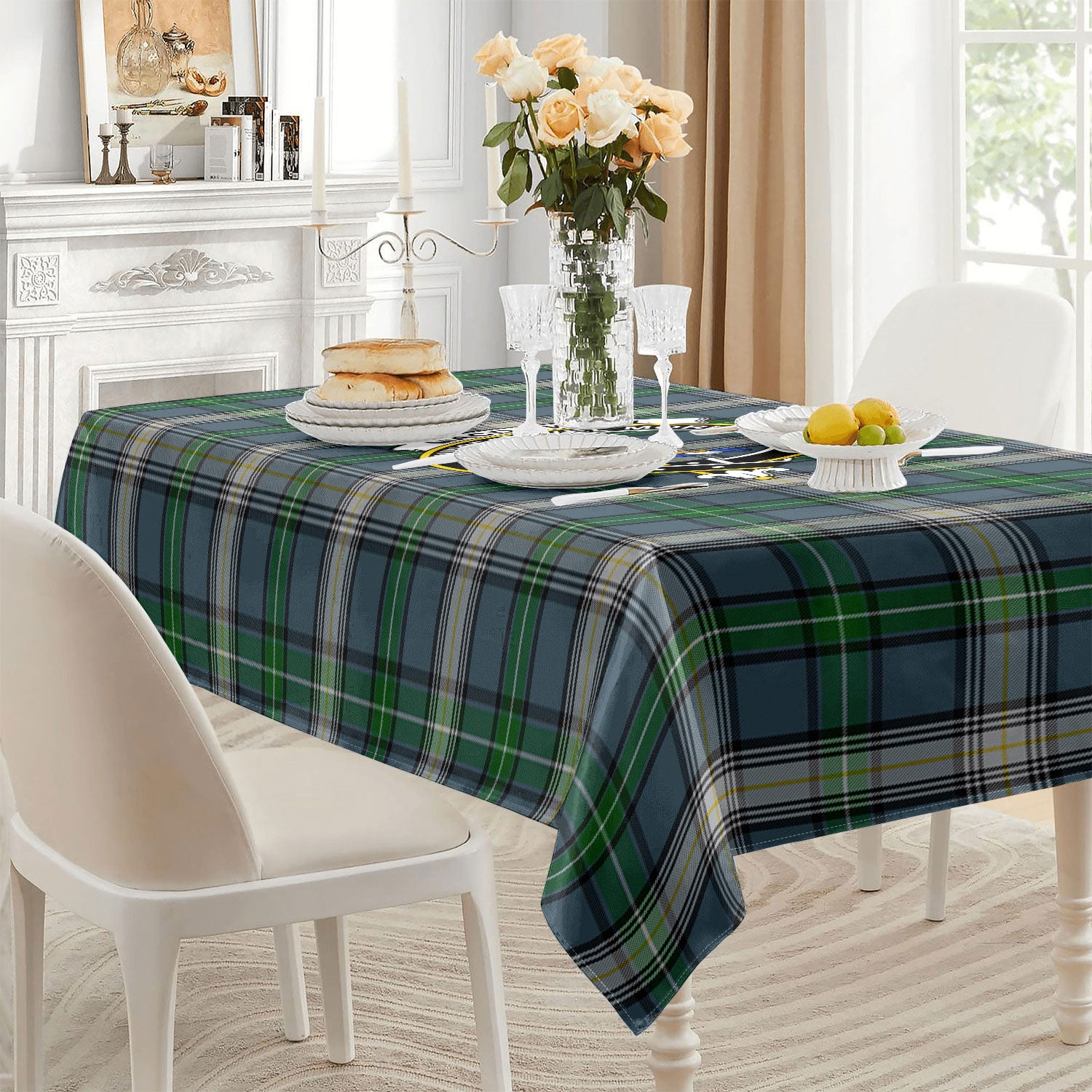 MacDowall Tartan Crest Tablecloth