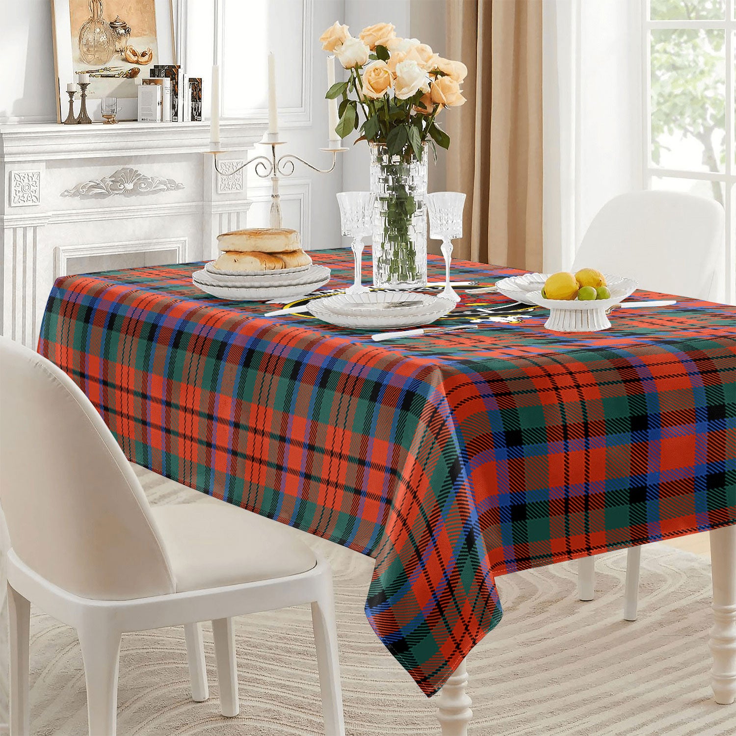 MacDuff Ancient Tartan Crest Tablecloth