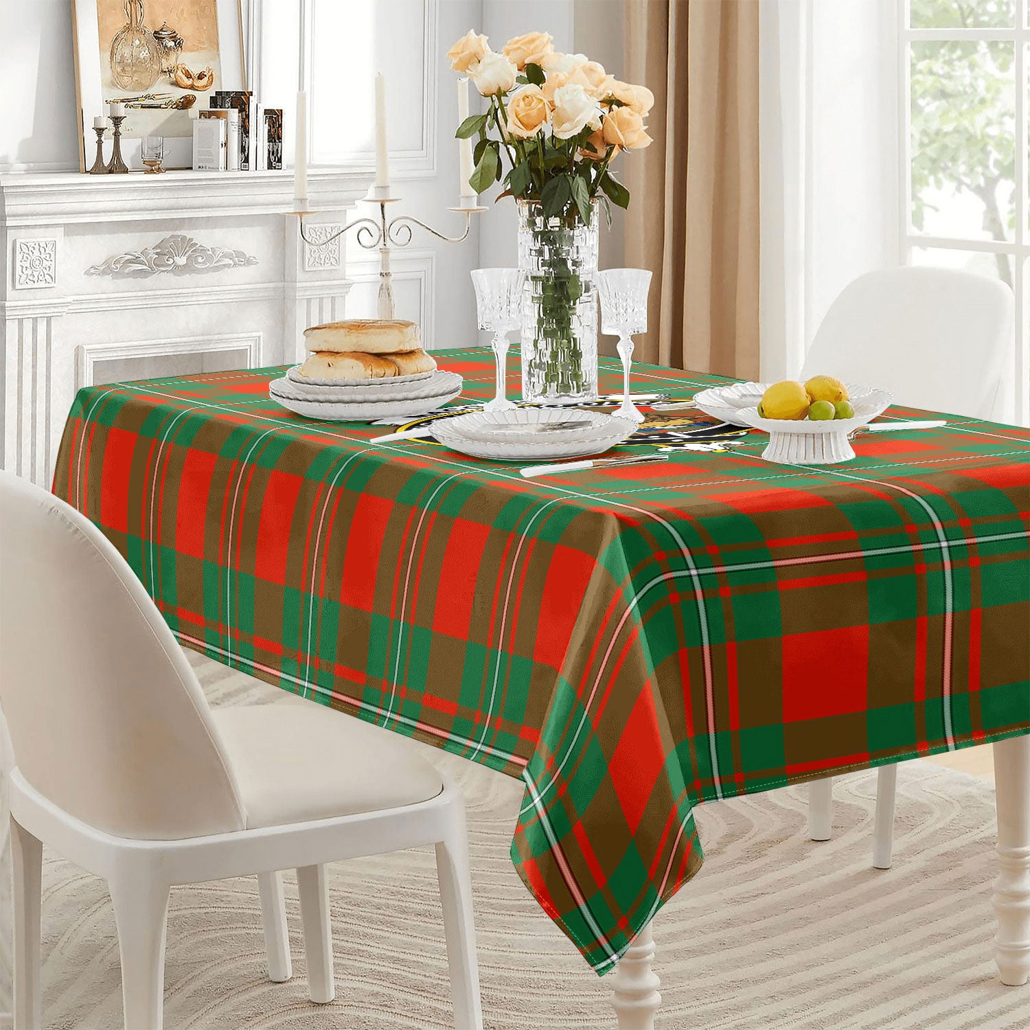 MacGregor Ancient Tartan Crest Tablecloth