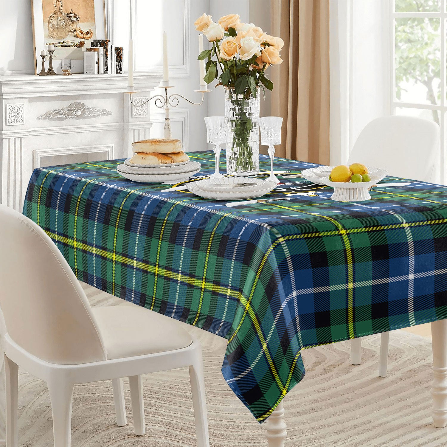 MacNeil of Barra Ancient Tartan Crest Tablecloth