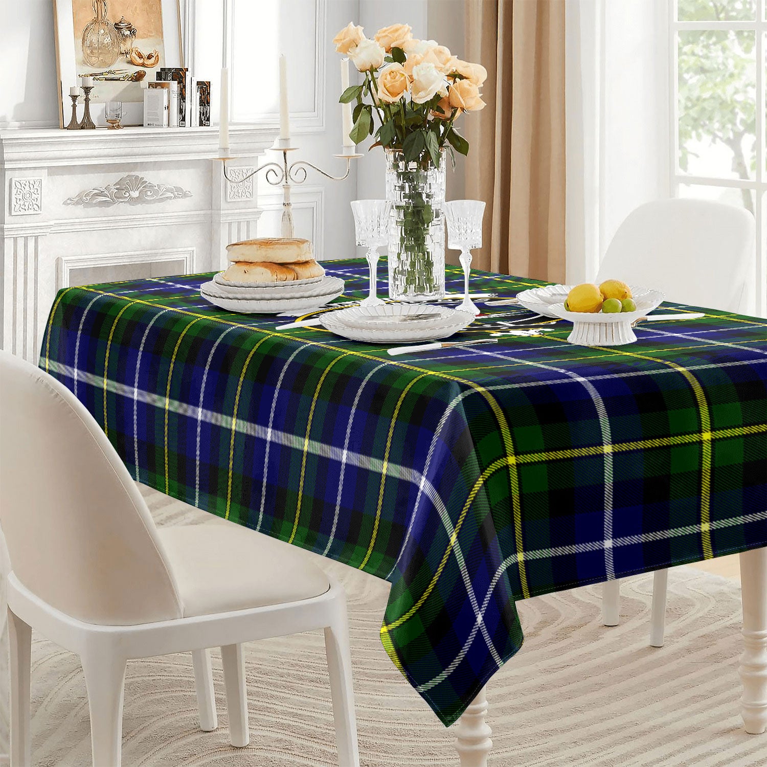 MacNeil of Barra Modern Tartan Crest Tablecloth