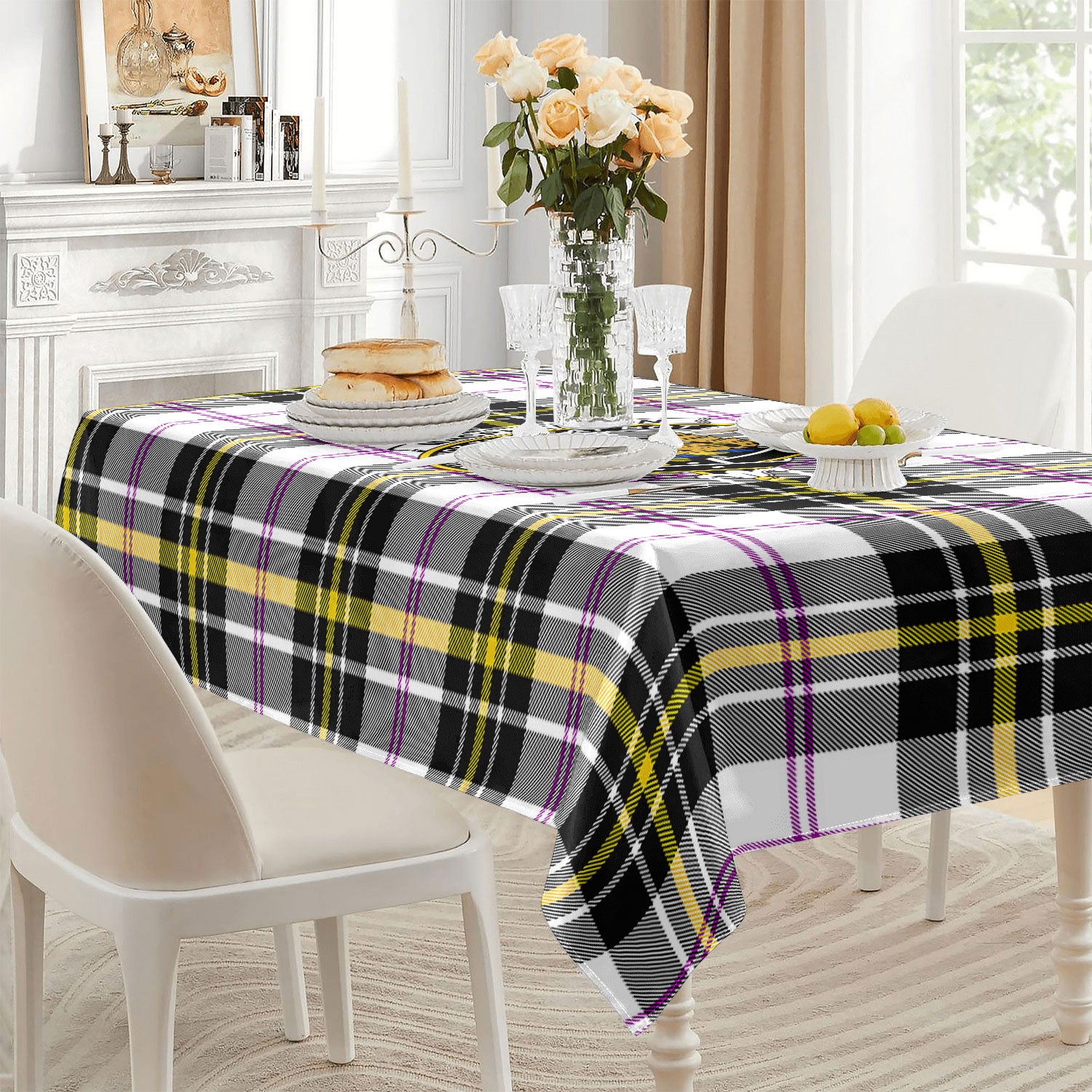 MacPherson Dress Modern Tartan Crest Tablecloth