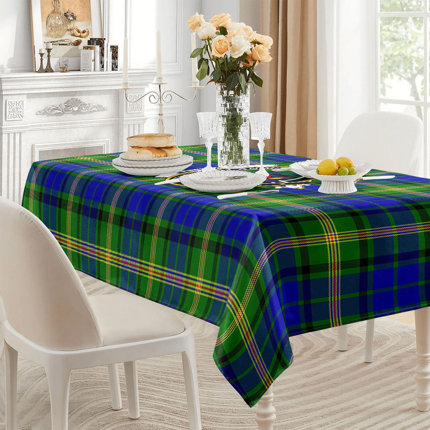 Maitland Tartan Crest Tablecloth