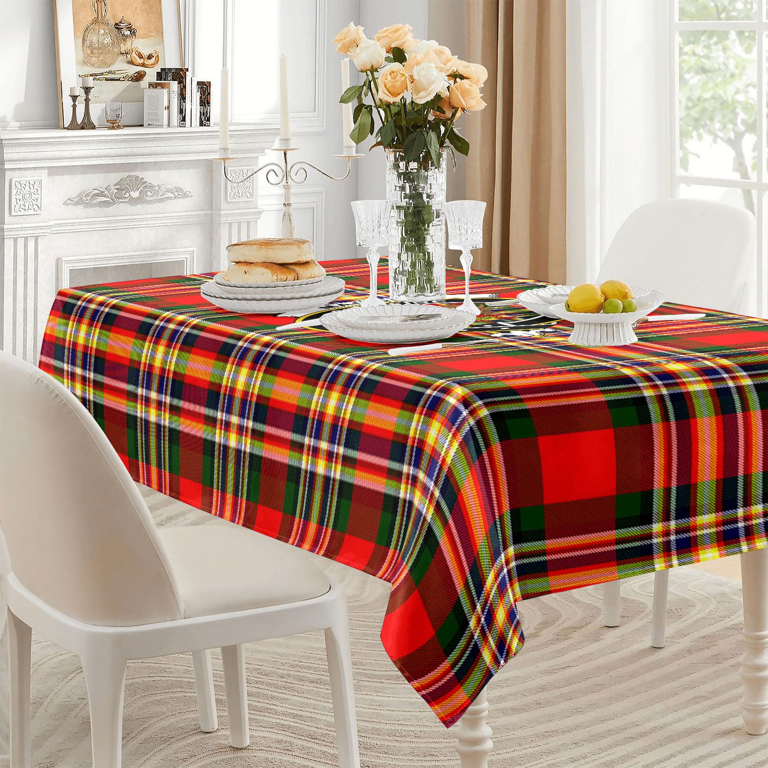 Makgill Tartan Crest Tablecloth