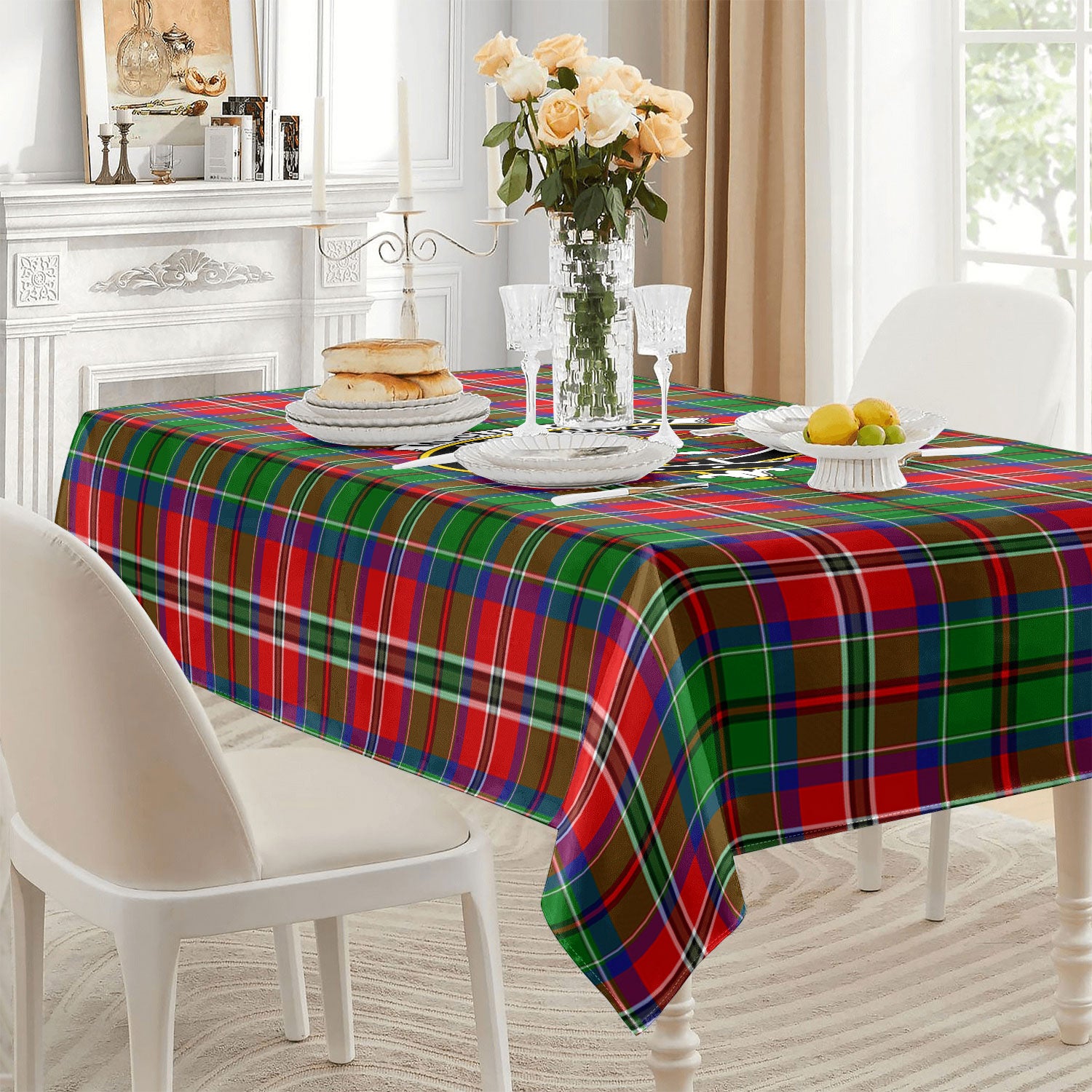 McCullough Tartan Crest Tablecloth