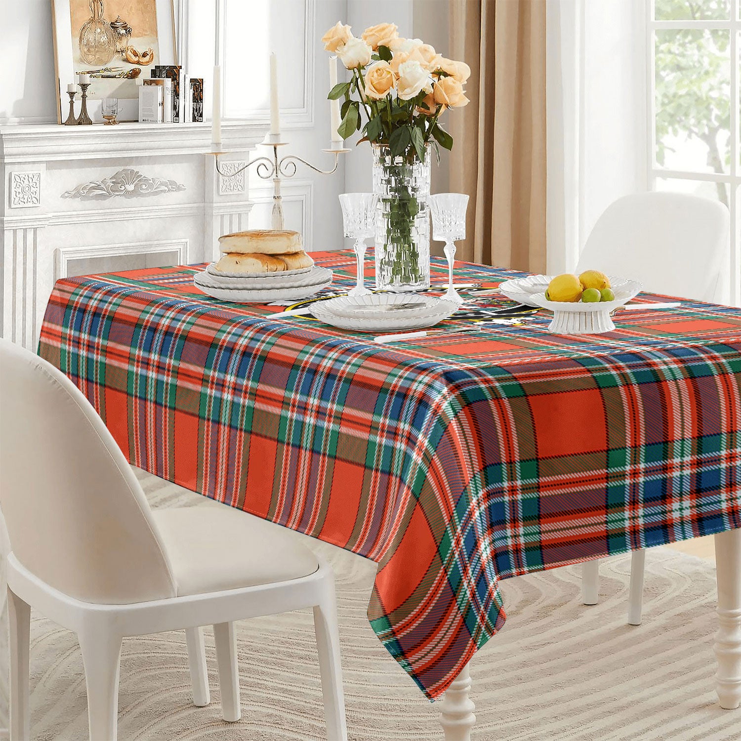McFarlane Ancient Tartan Crest Tablecloth