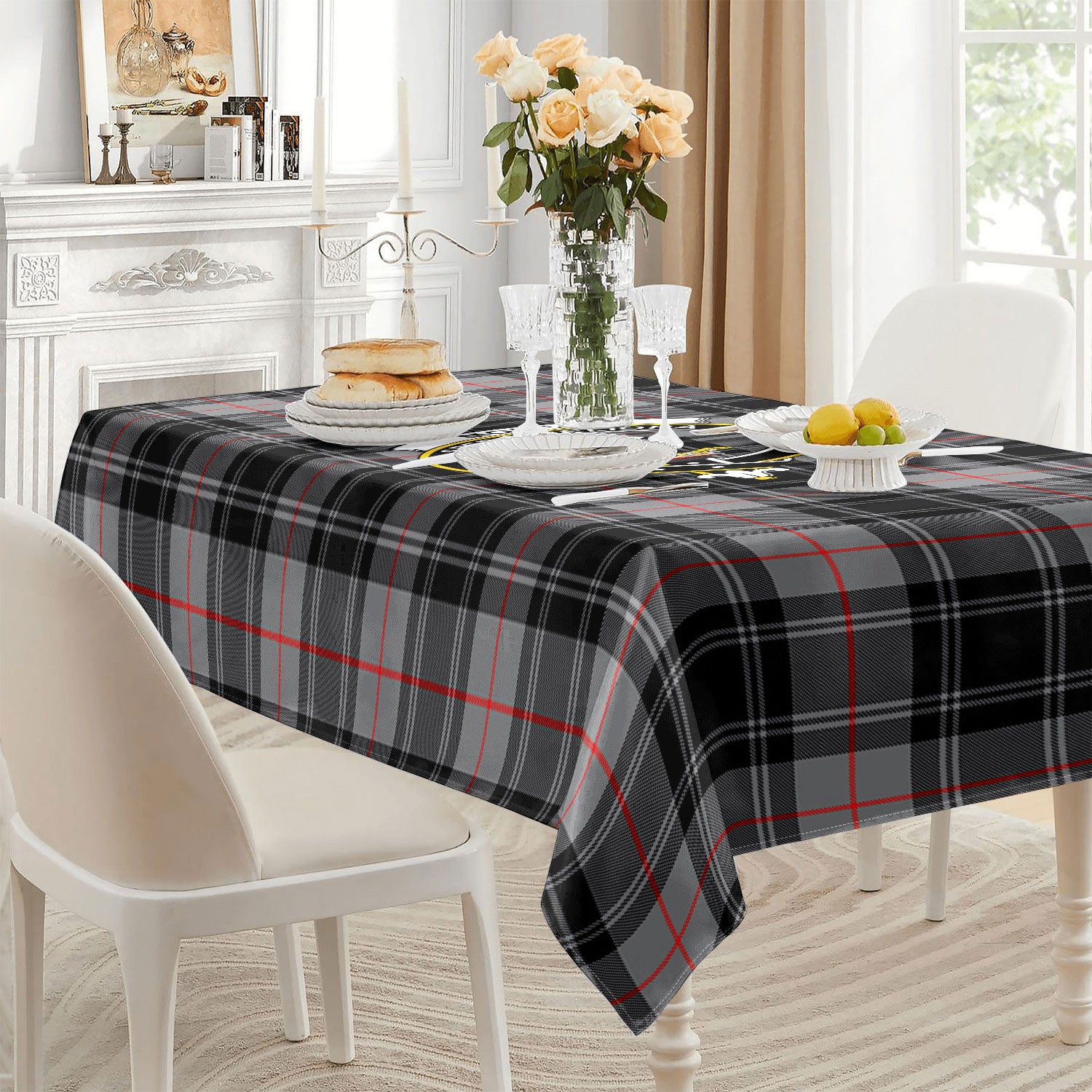 Moffat Modern Tartan Crest Tablecloth
