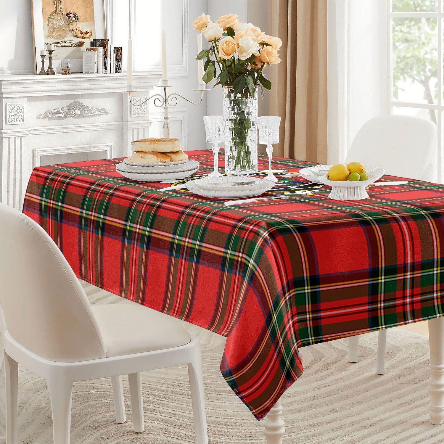 Monypenny Tartan Crest Tablecloth