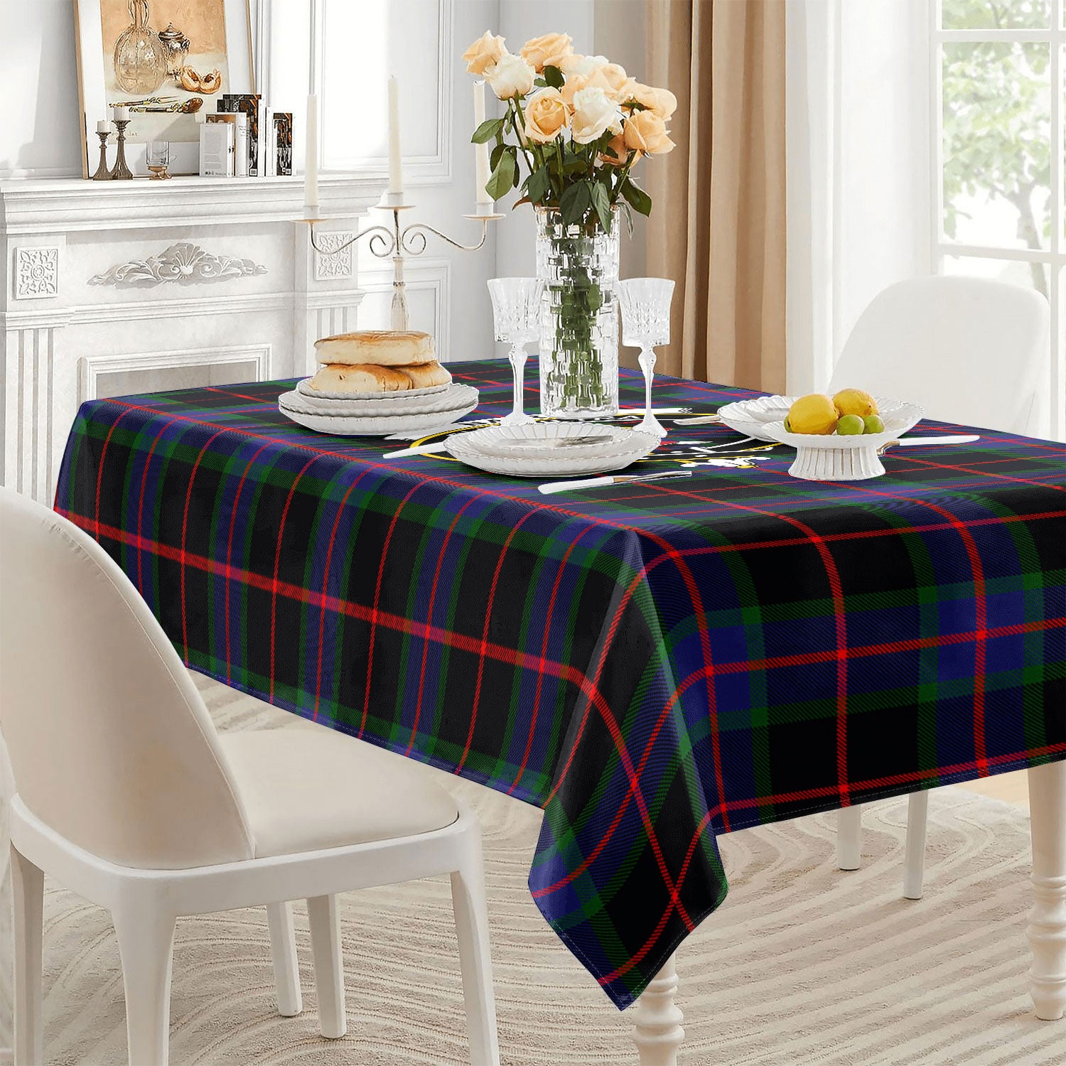 Nairn Tartan Crest Tablecloth