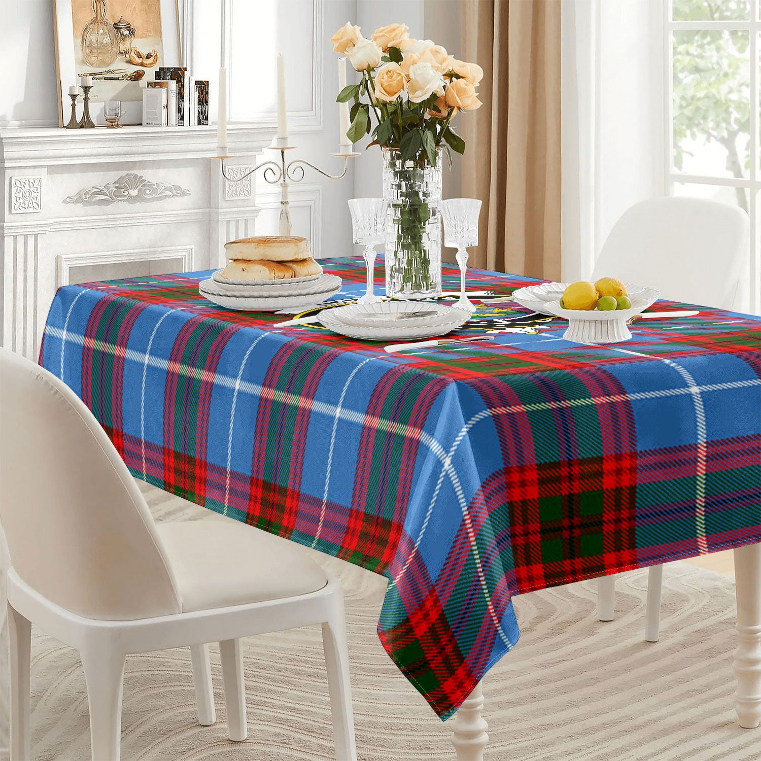 Newton Tartan Crest Tablecloth