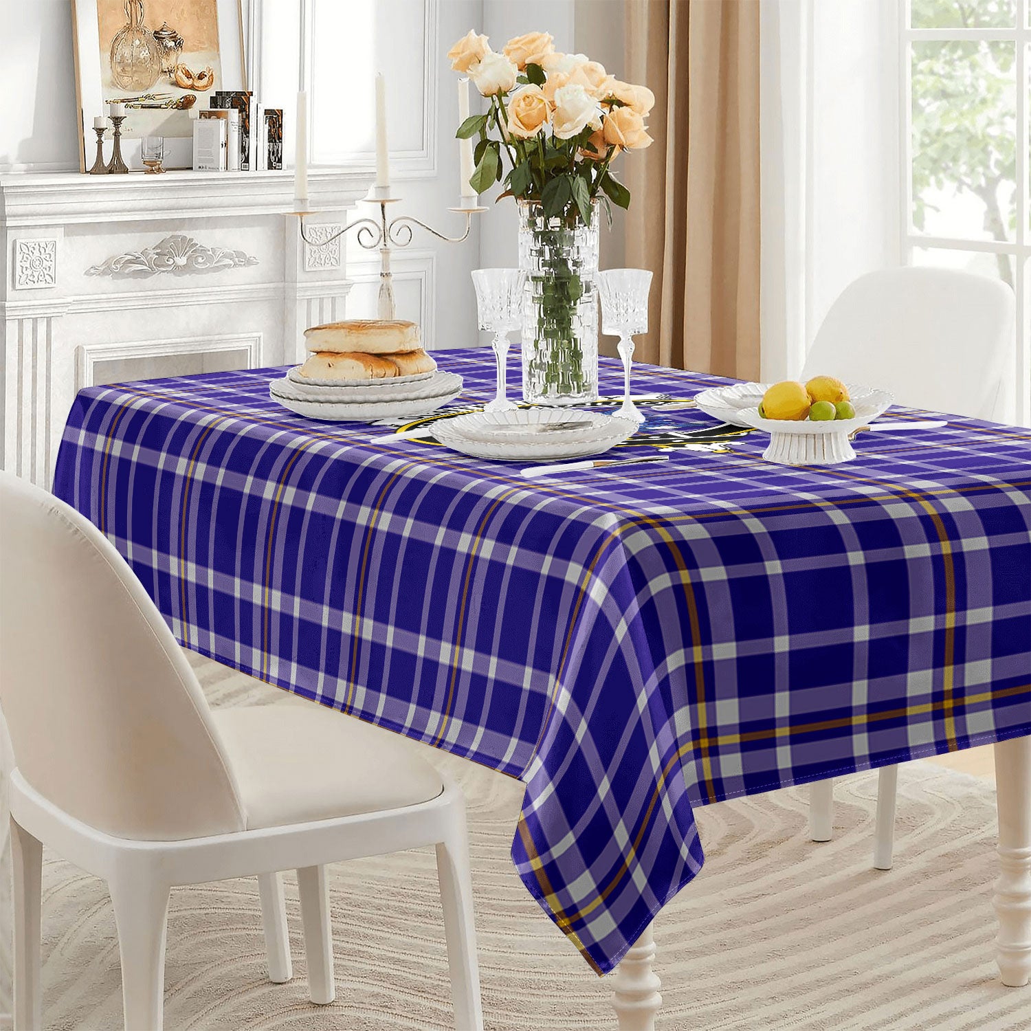 Ochterlony Tartan Crest Tablecloth