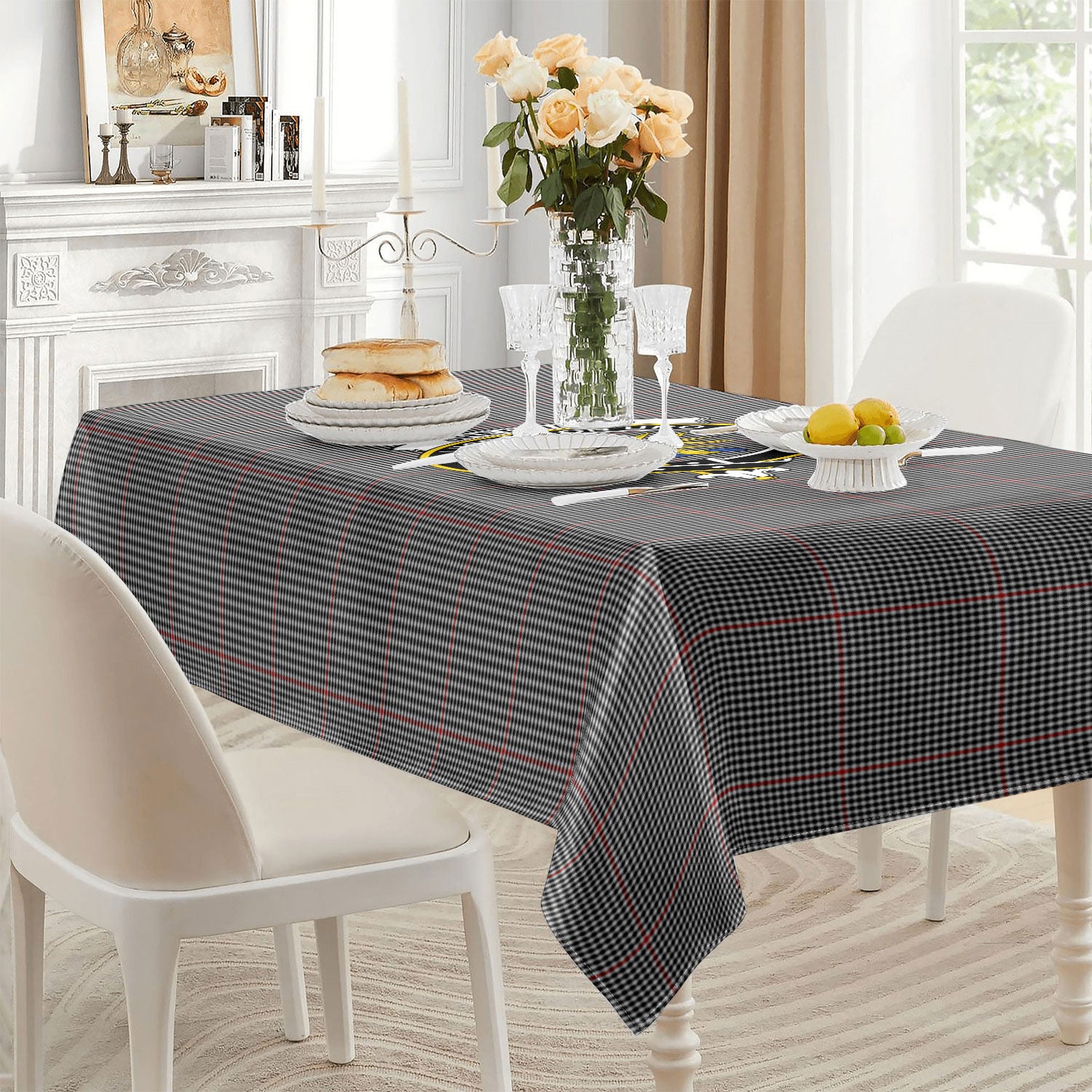 Shepherd Tartan Crest Tablecloth