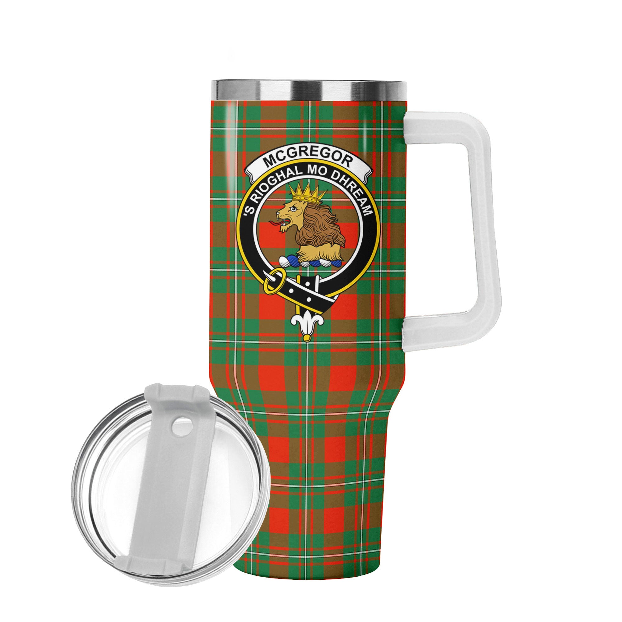 McGregor Ancient Tartan Crest 40 oz Insulated Tumbler with Handle