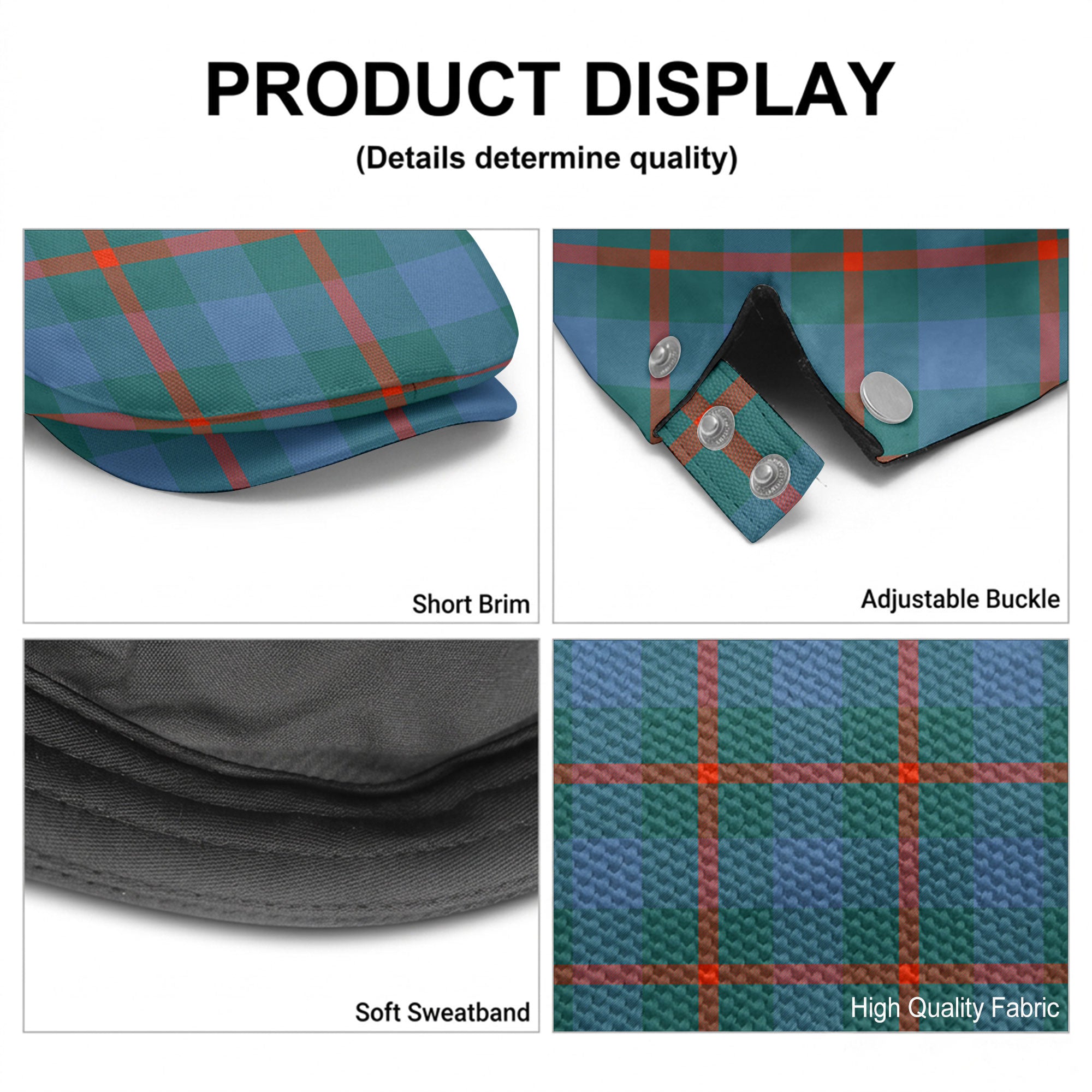 Agnew Ancient Tartan Flat Caps