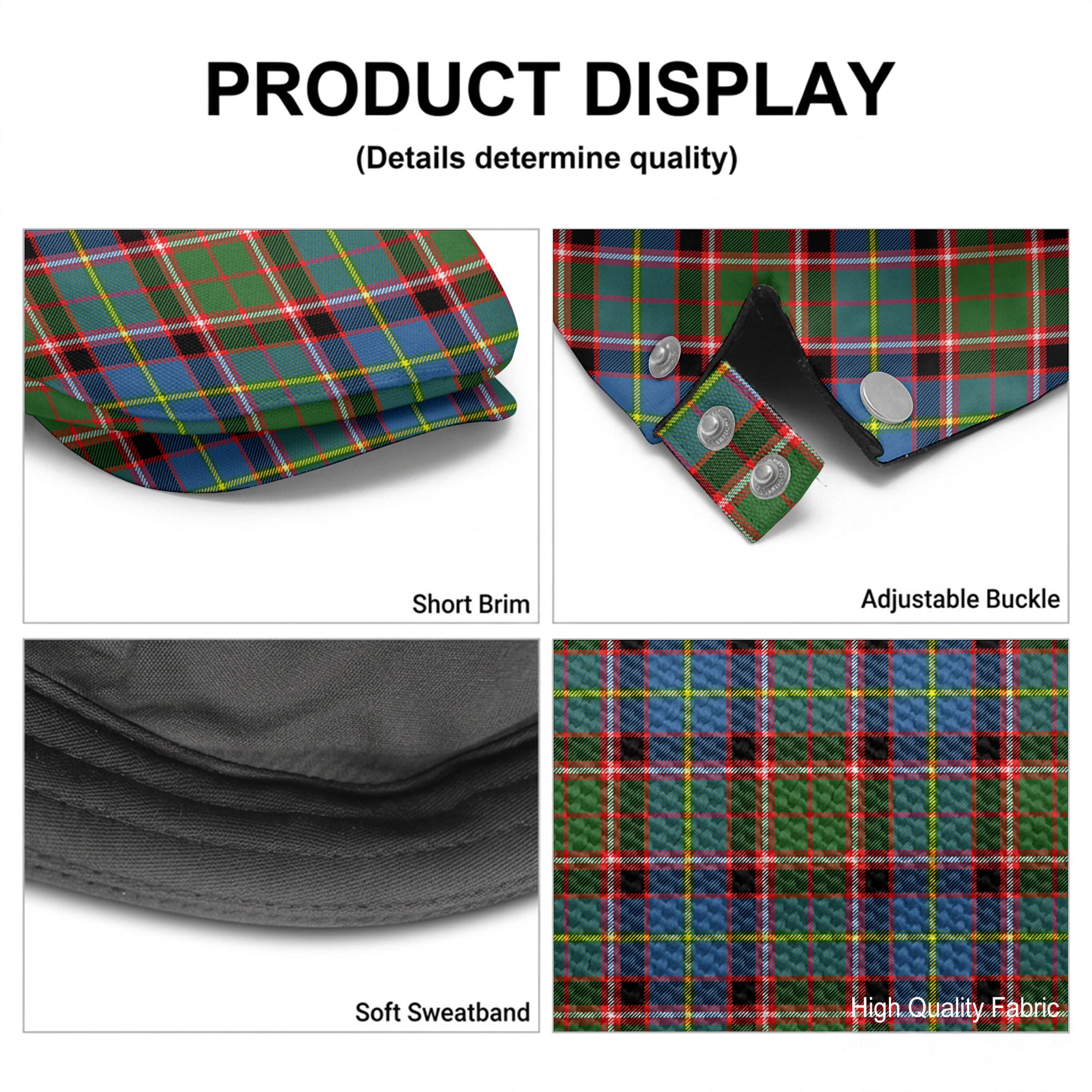 Aikenhead Tartan Flat Caps