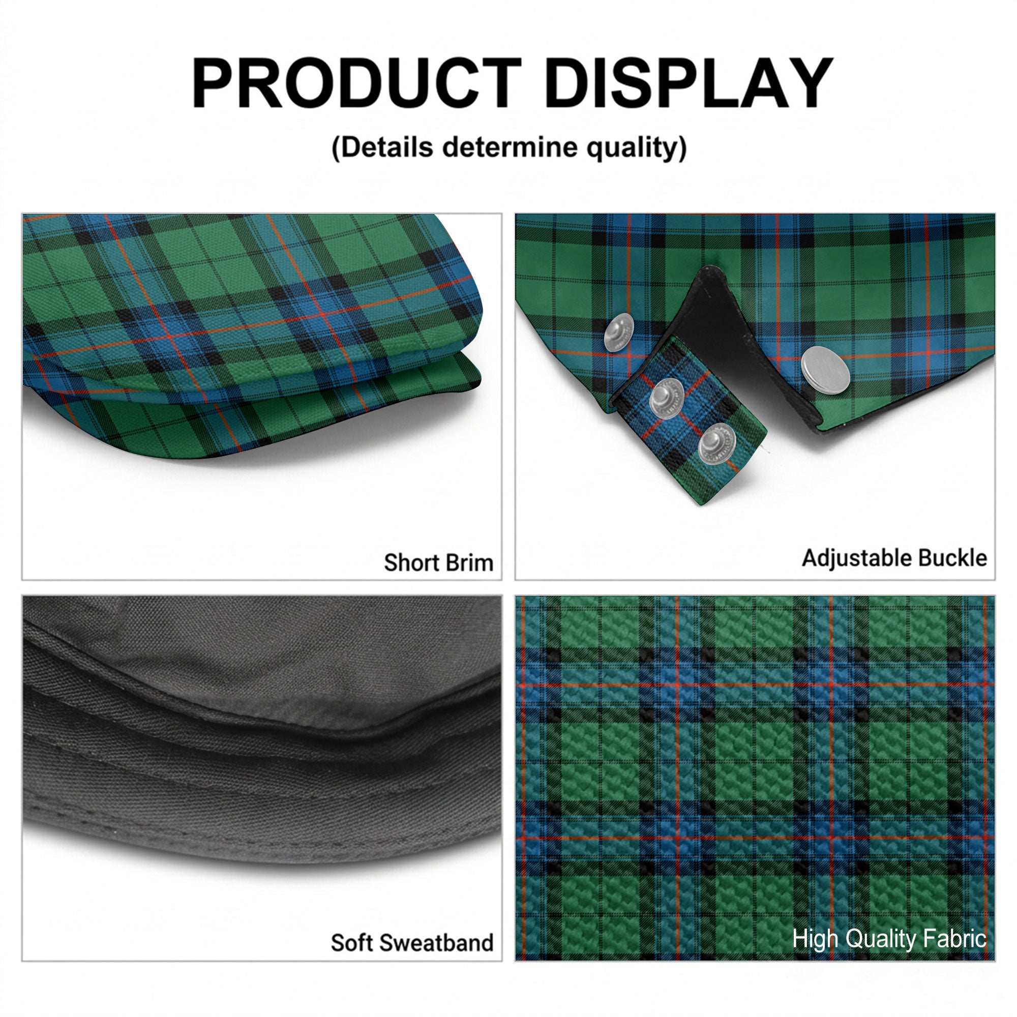 Armstrong Ancient Tartan Flat Caps