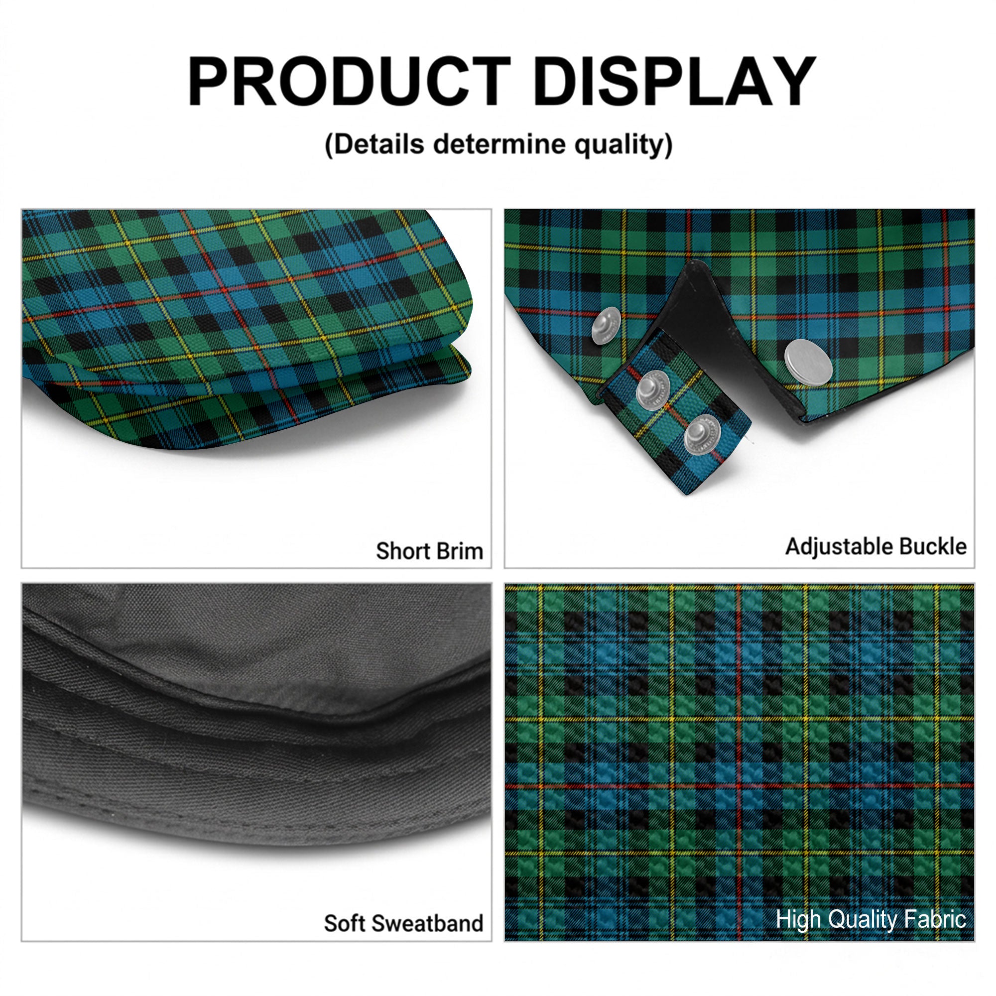 Baillie Ancient Tartan Flat Caps