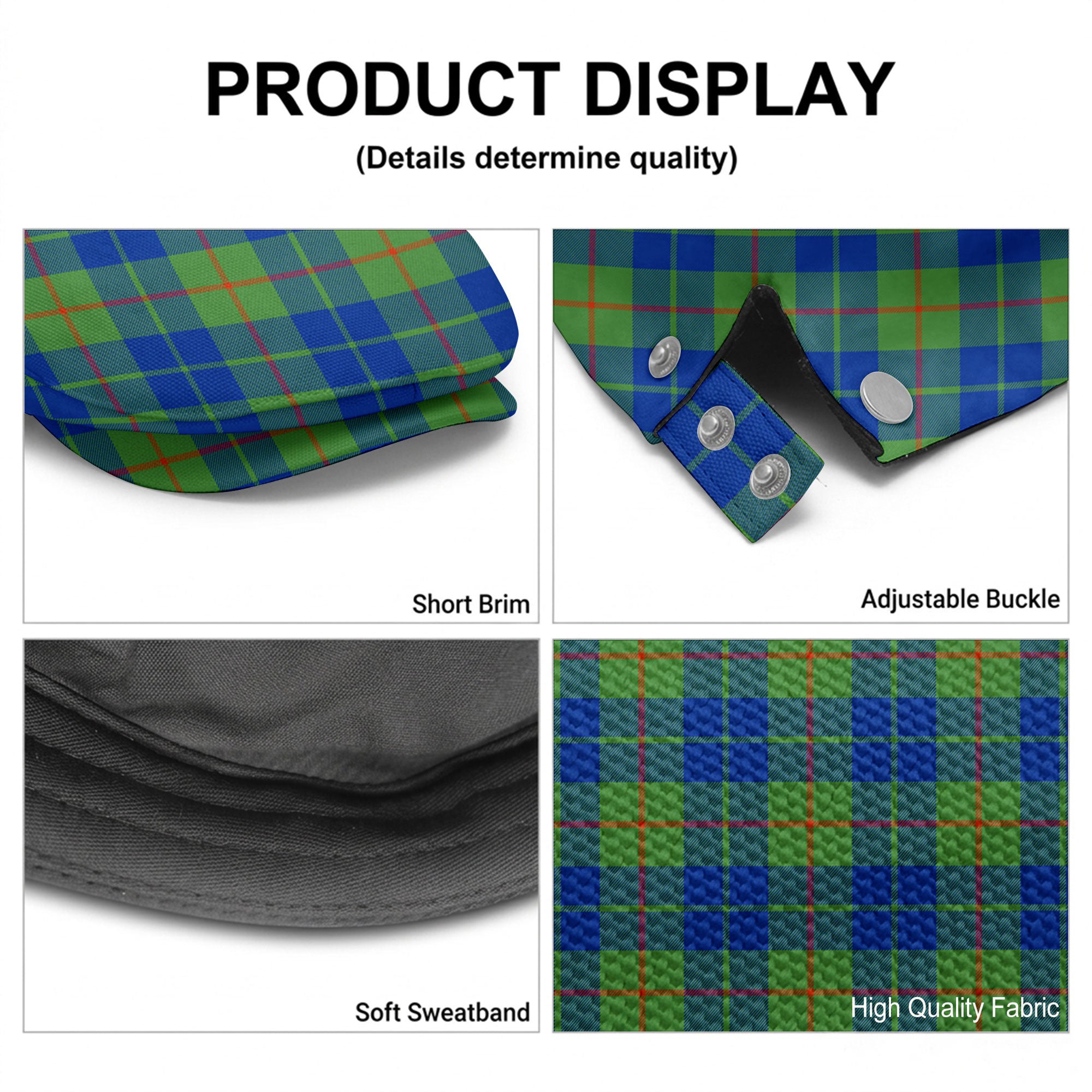 Barclay Hunting Ancient Tartan Flat Caps
