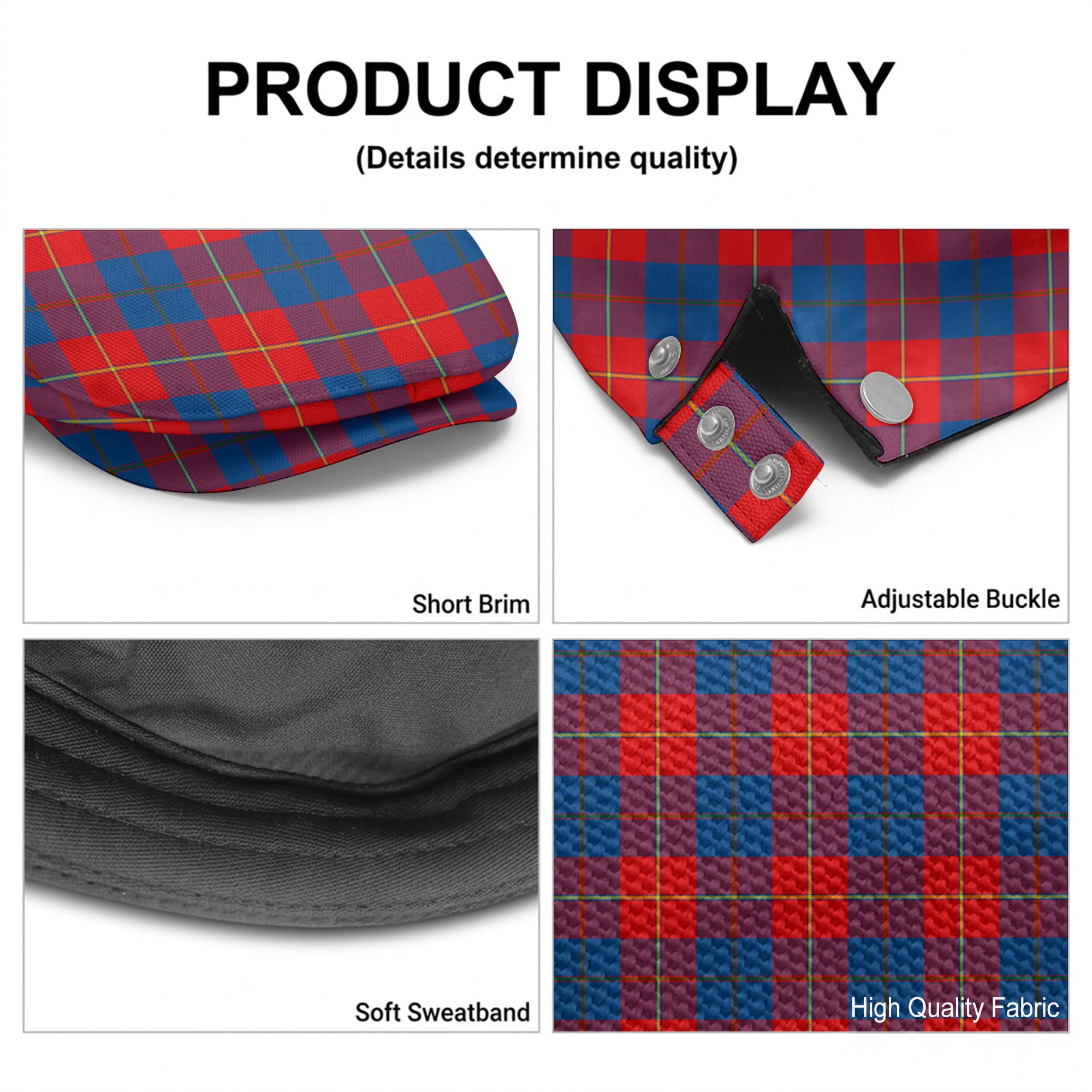 Blane Tartan Flat Caps