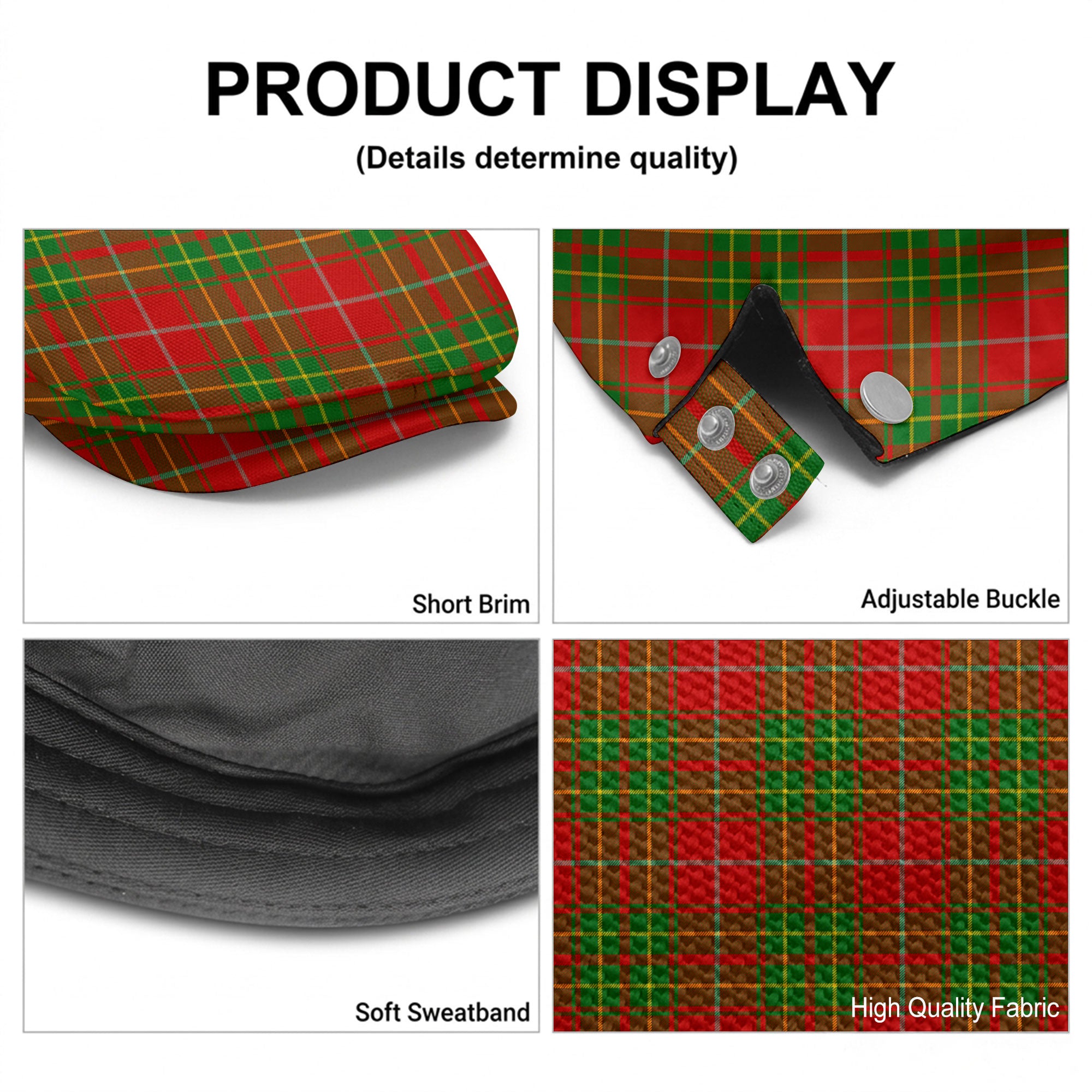 Burnett Ancient Tartan Flat Caps