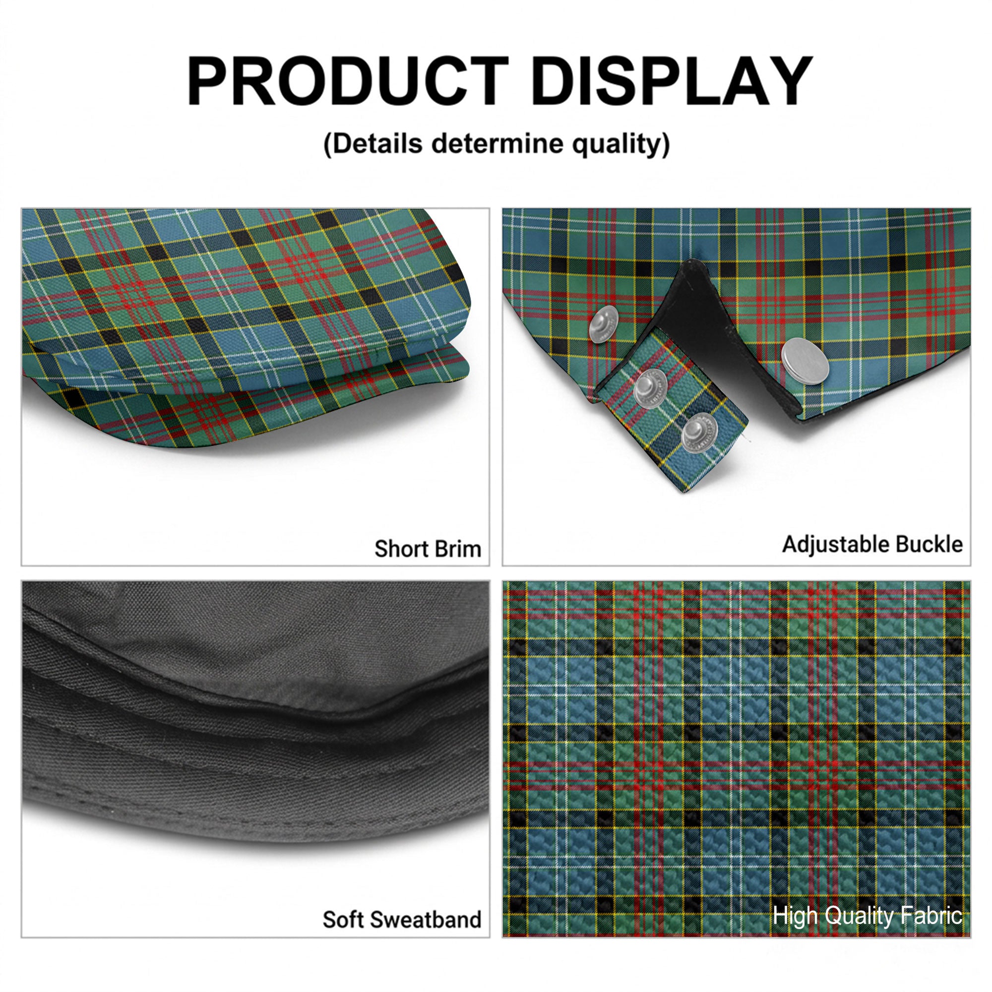 Caldwell Tartan Flat Caps