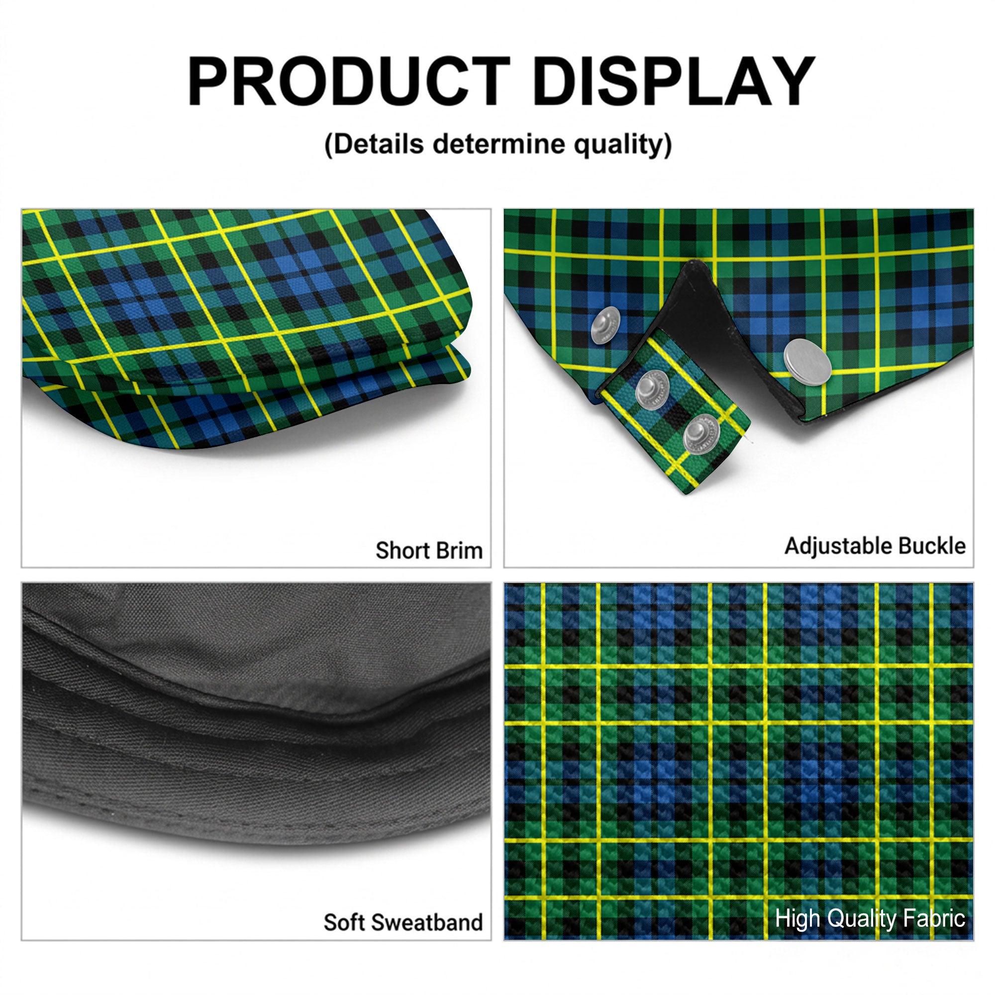 Campbell of Breadalbane Ancient Tartan Flat Caps