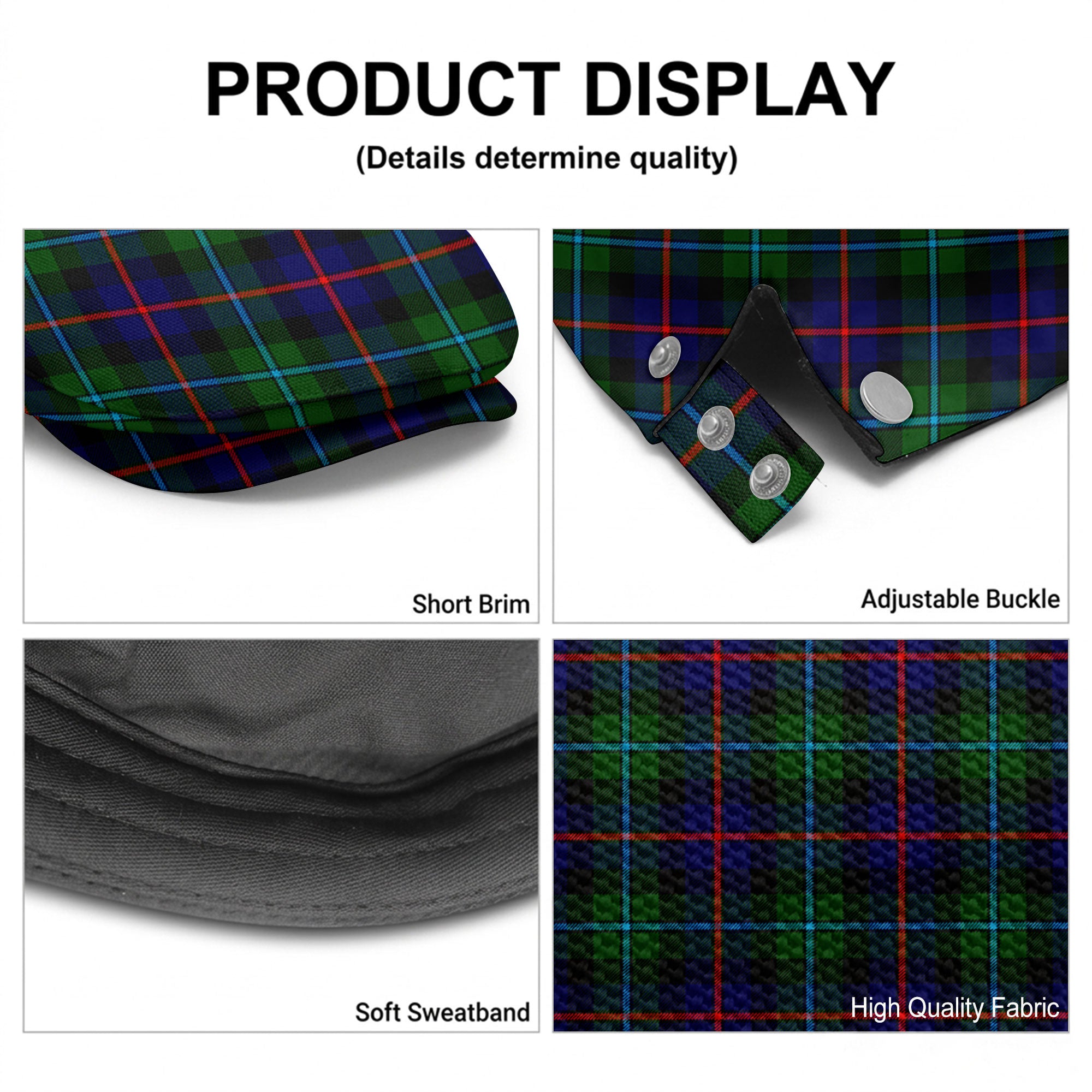 Campbell of Cawdor Modern Tartan Flat Caps