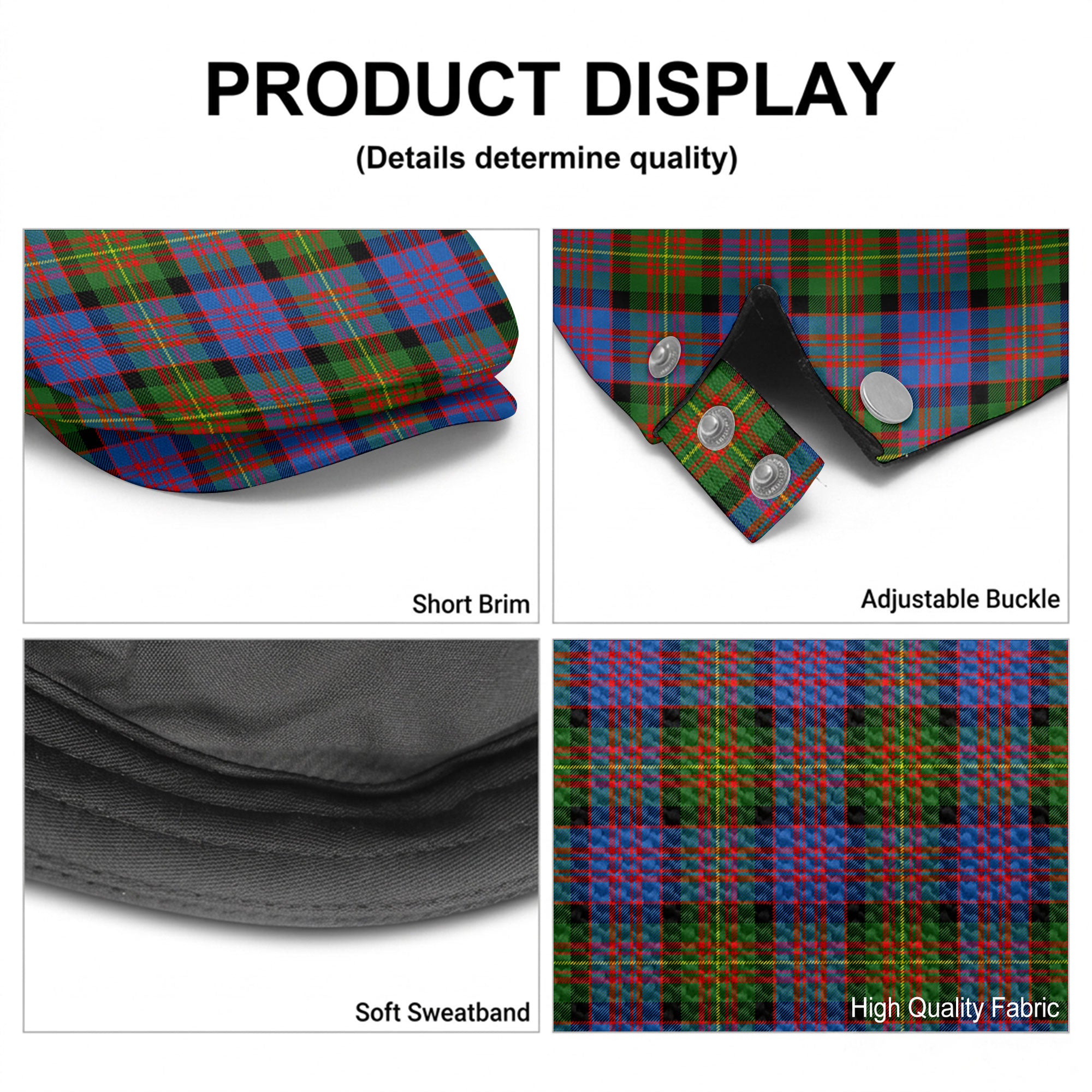 Carnegie Ancient Tartan Flat Caps