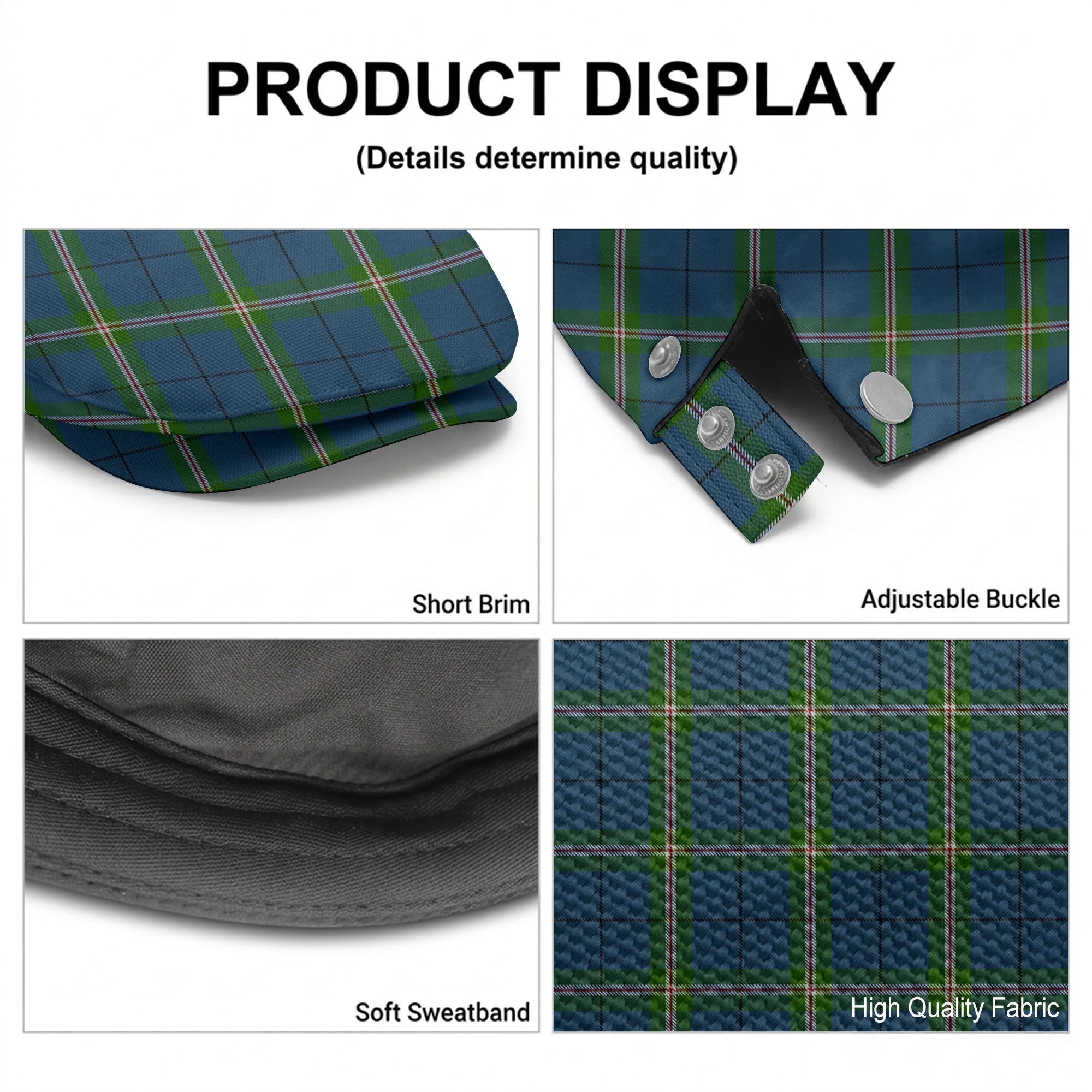 Clelland Tartan Flat Caps