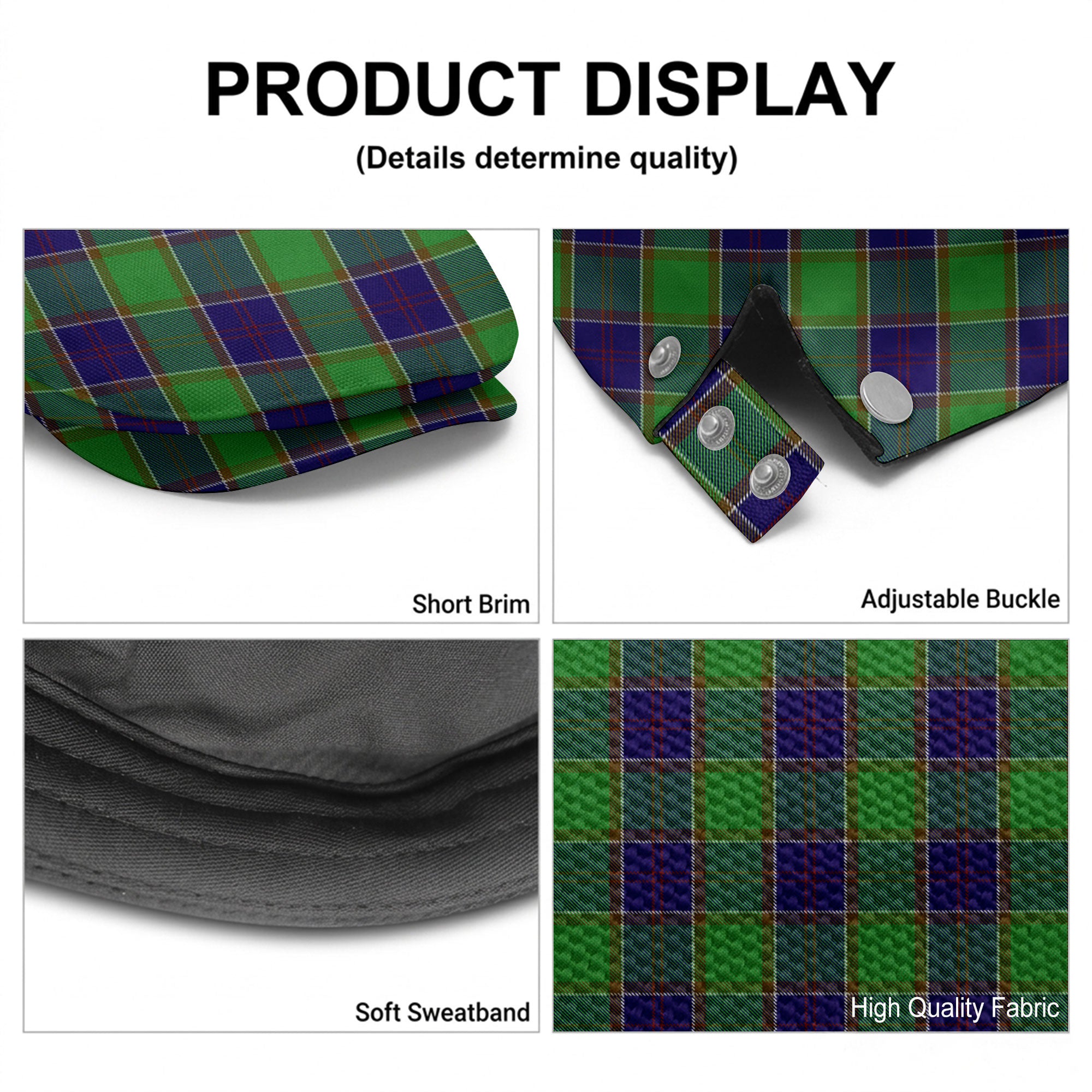 Colville Tartan Flat Caps