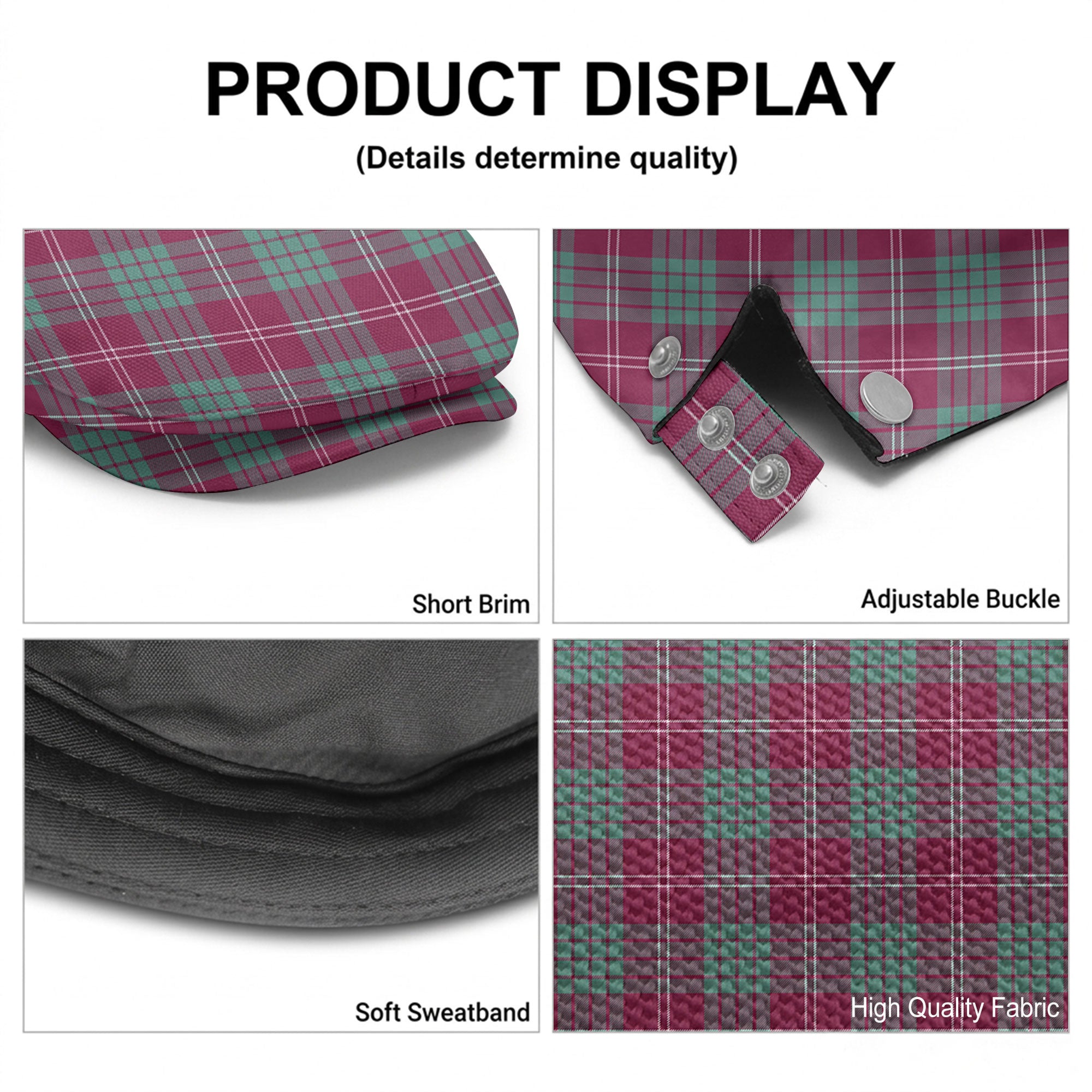 Crawford Ancient Tartan Flat Caps