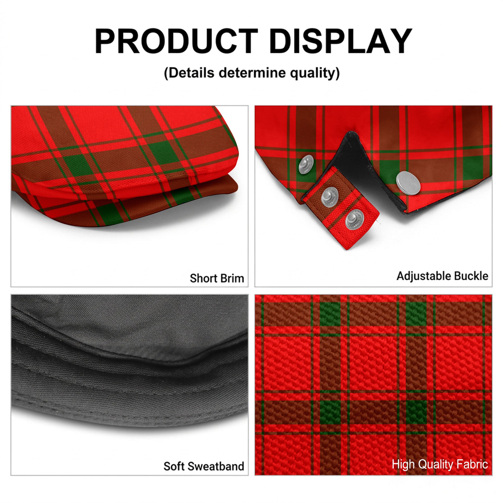 Darroch (Gourock) Tartan Flat Caps