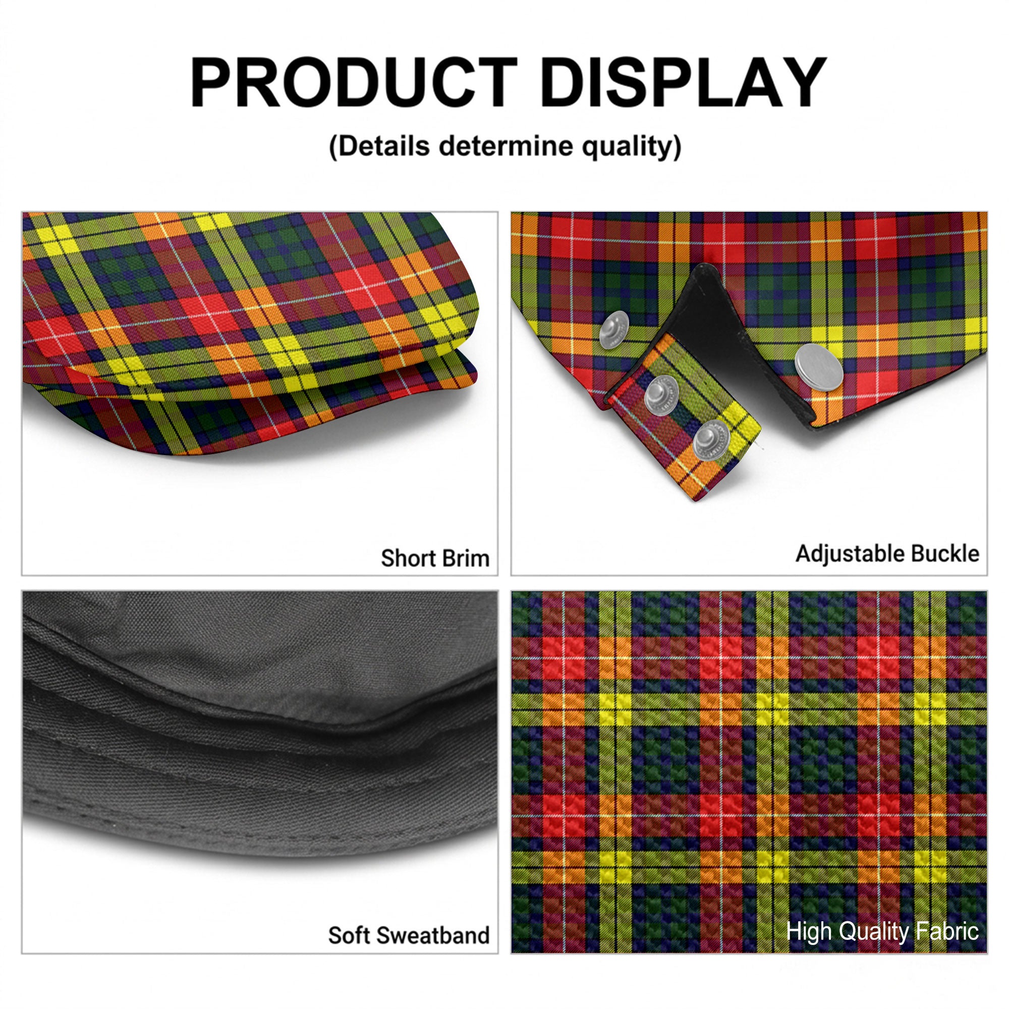 Dewar Tartan Flat Caps