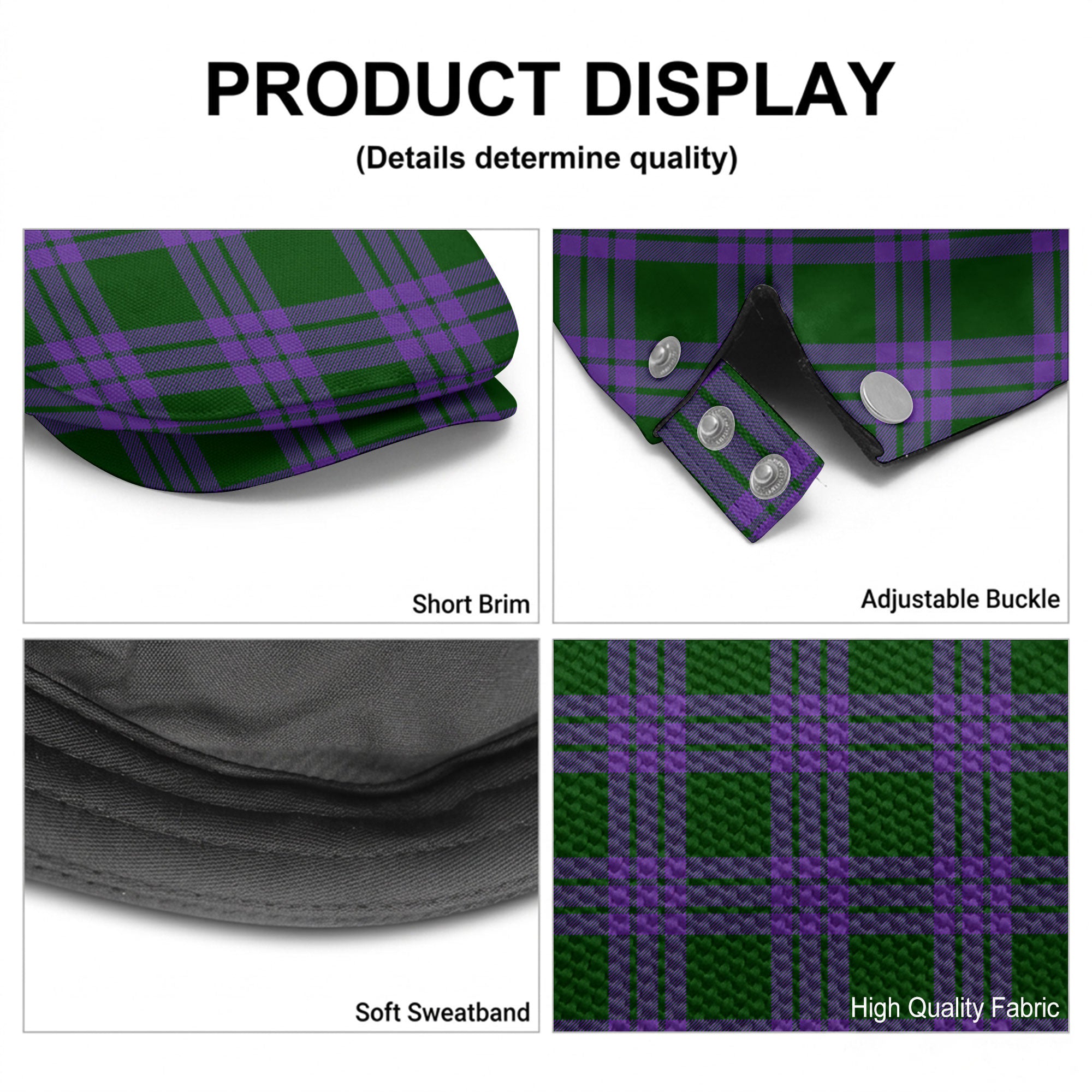 Elphinstone Tartan Flat Caps