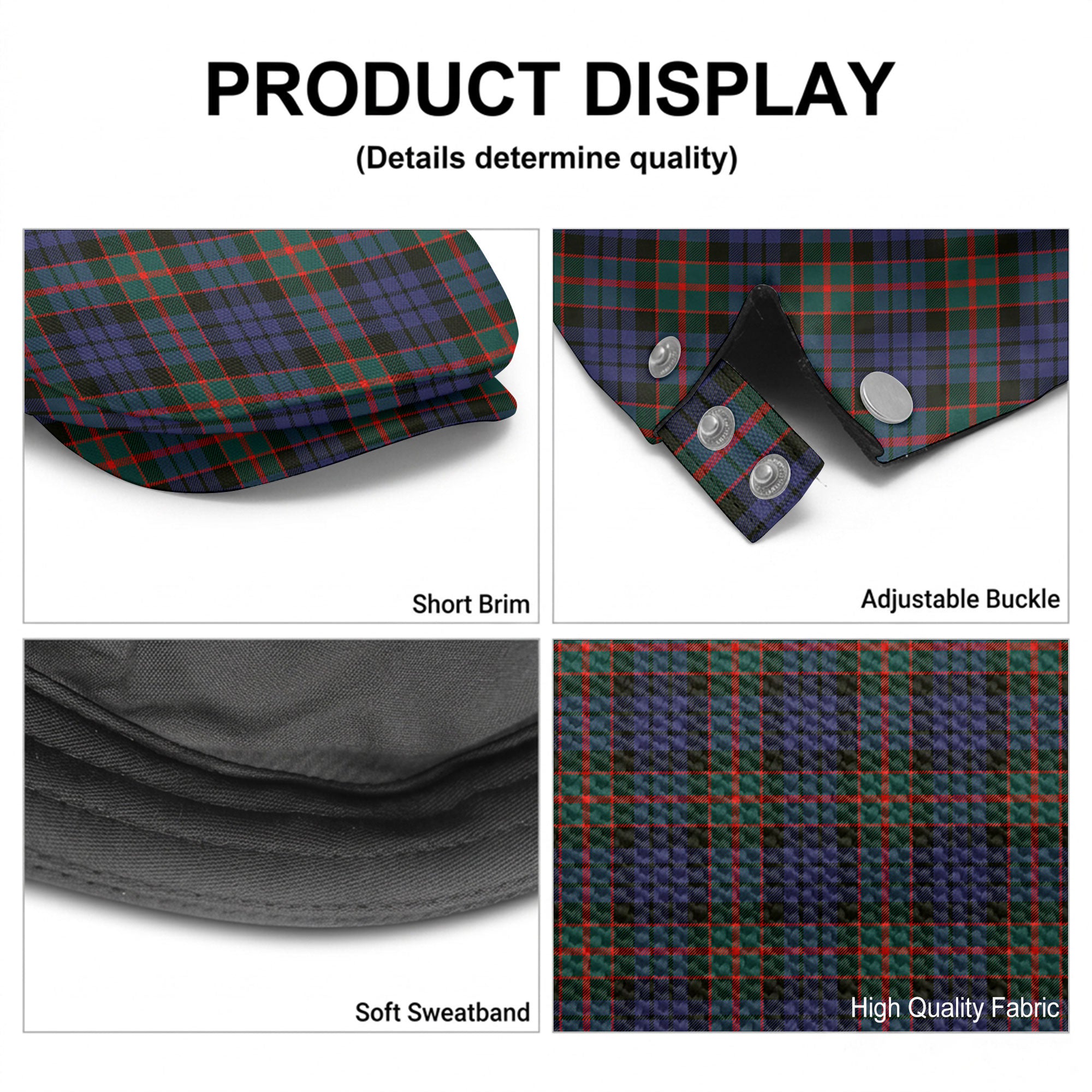 Fletcher of Dunans Tartan Flat Caps