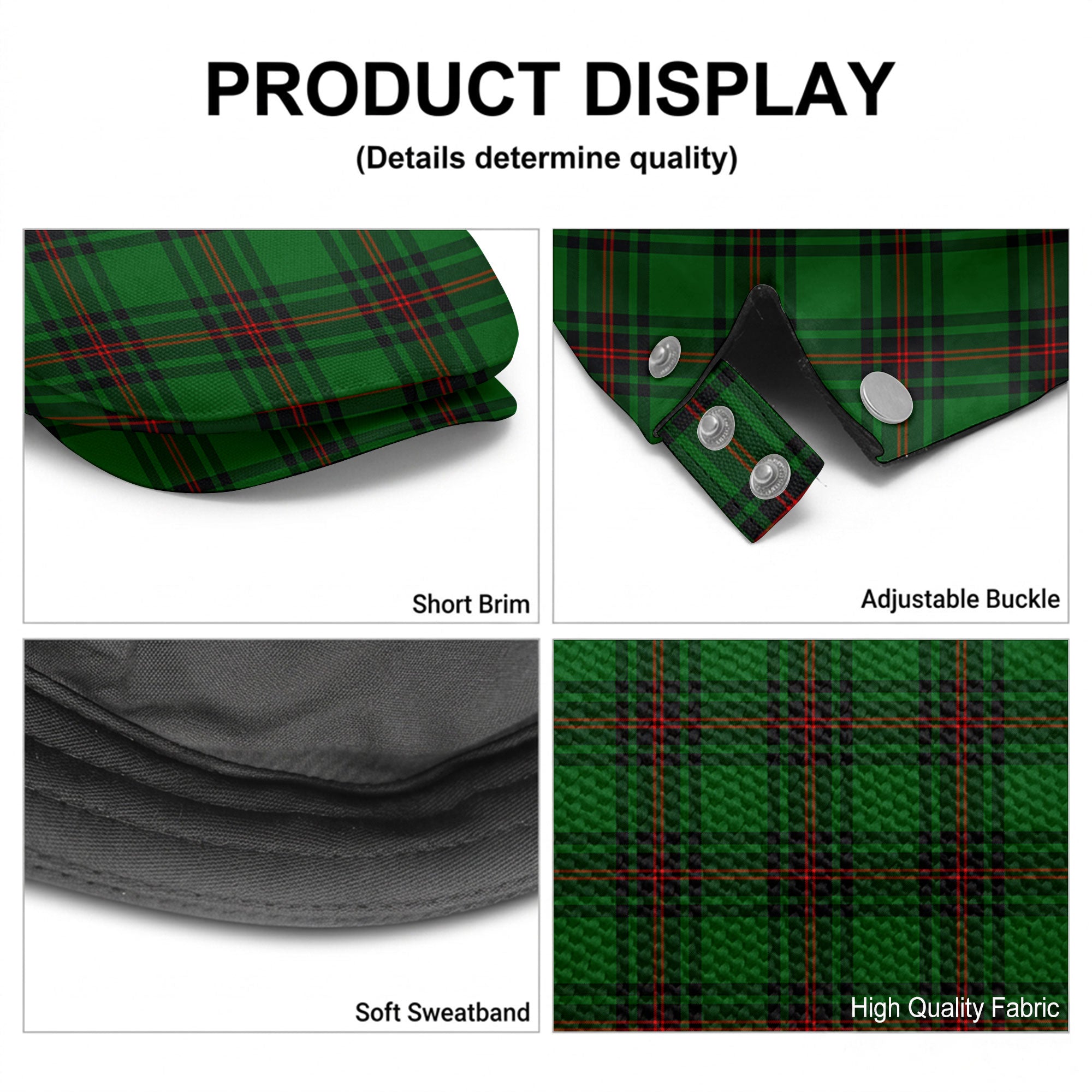 Halkett Tartan Flat Caps