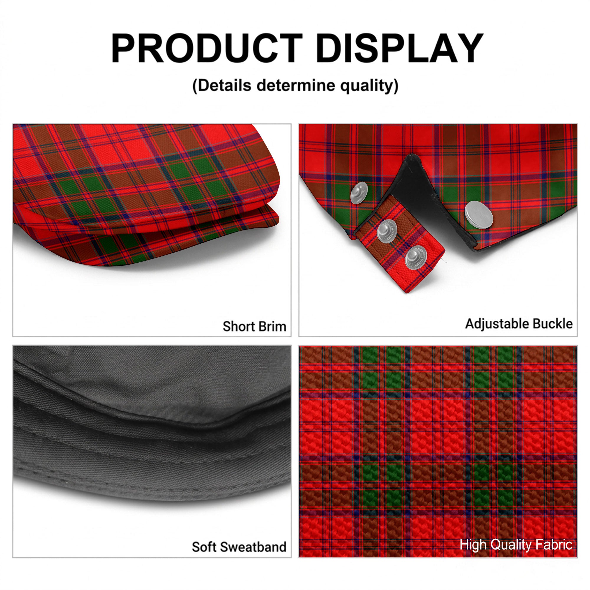 Heron Tartan Flat Caps