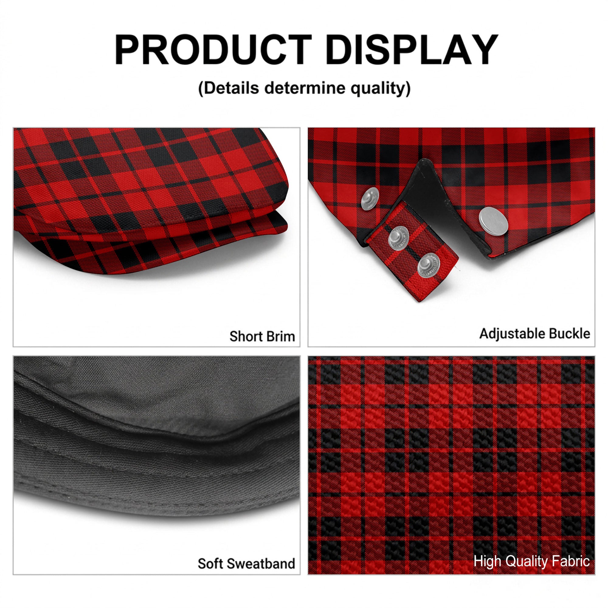 Hogg Tartan Flat Caps