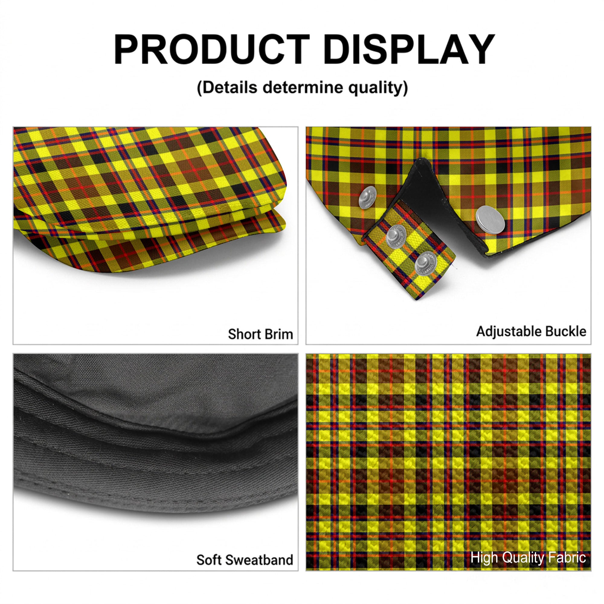 Jardine Tartan Flat Caps