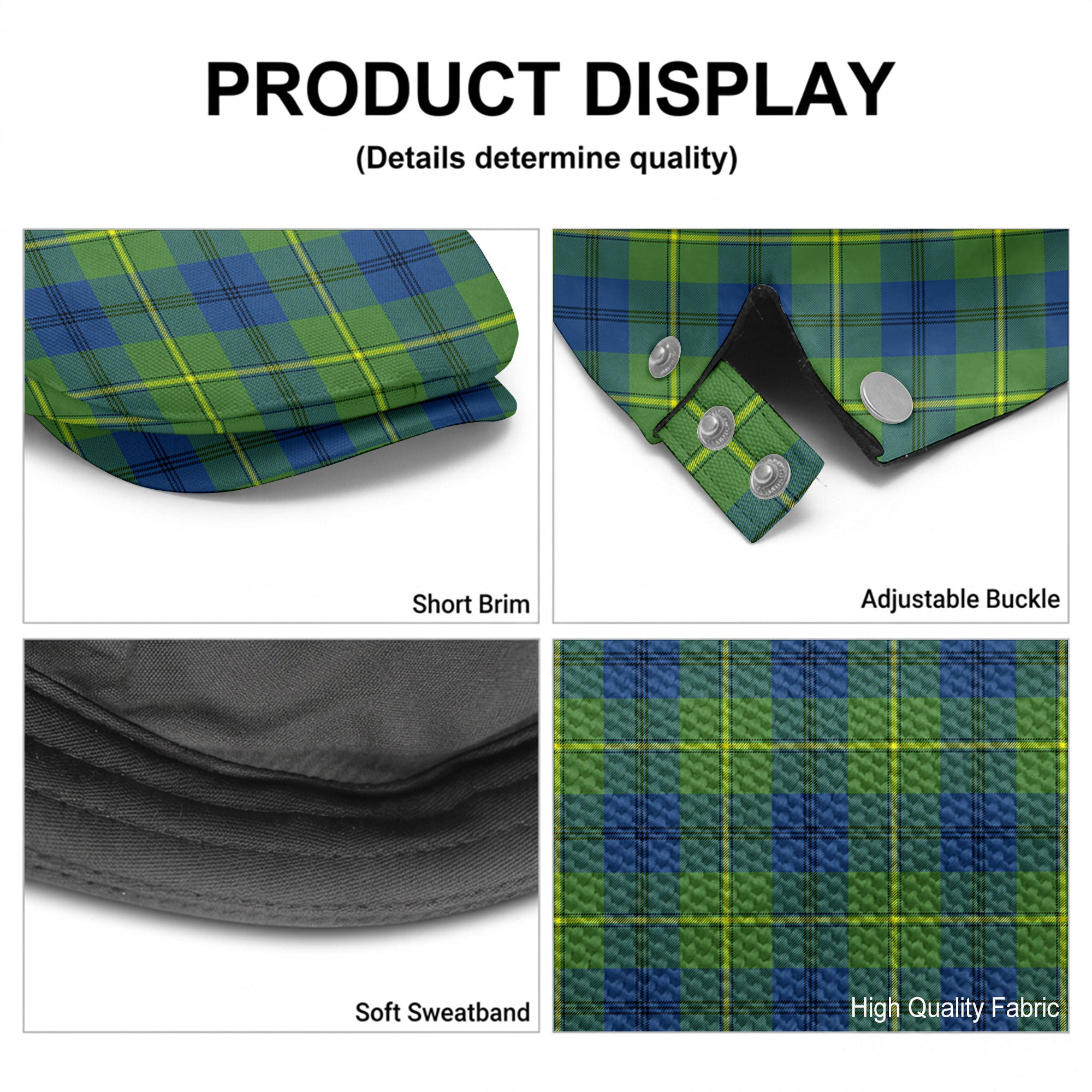 Johnstone Ancient Tartan Flat Caps